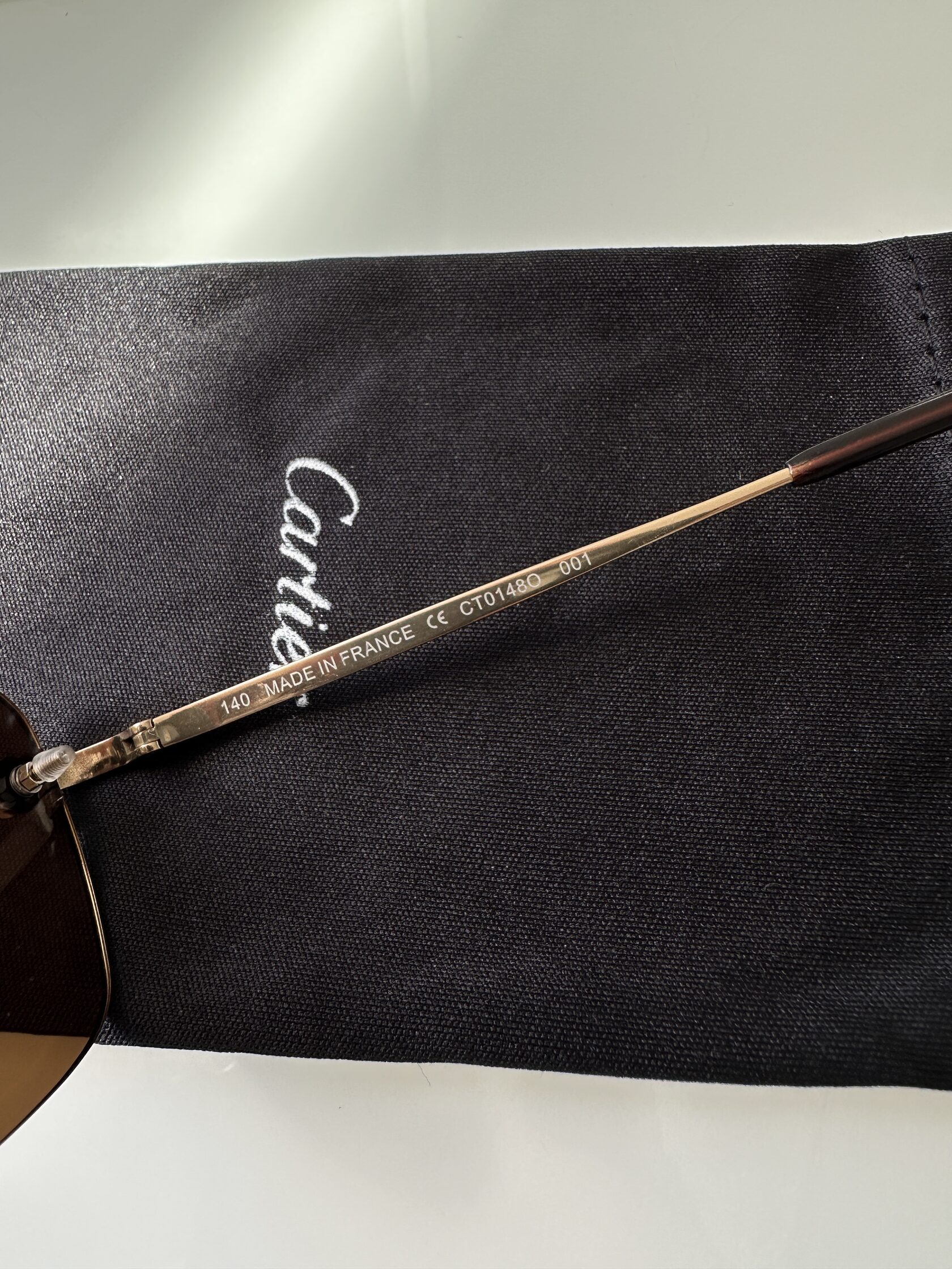 Cartier CT0148O 001 Brown/Silver - 12