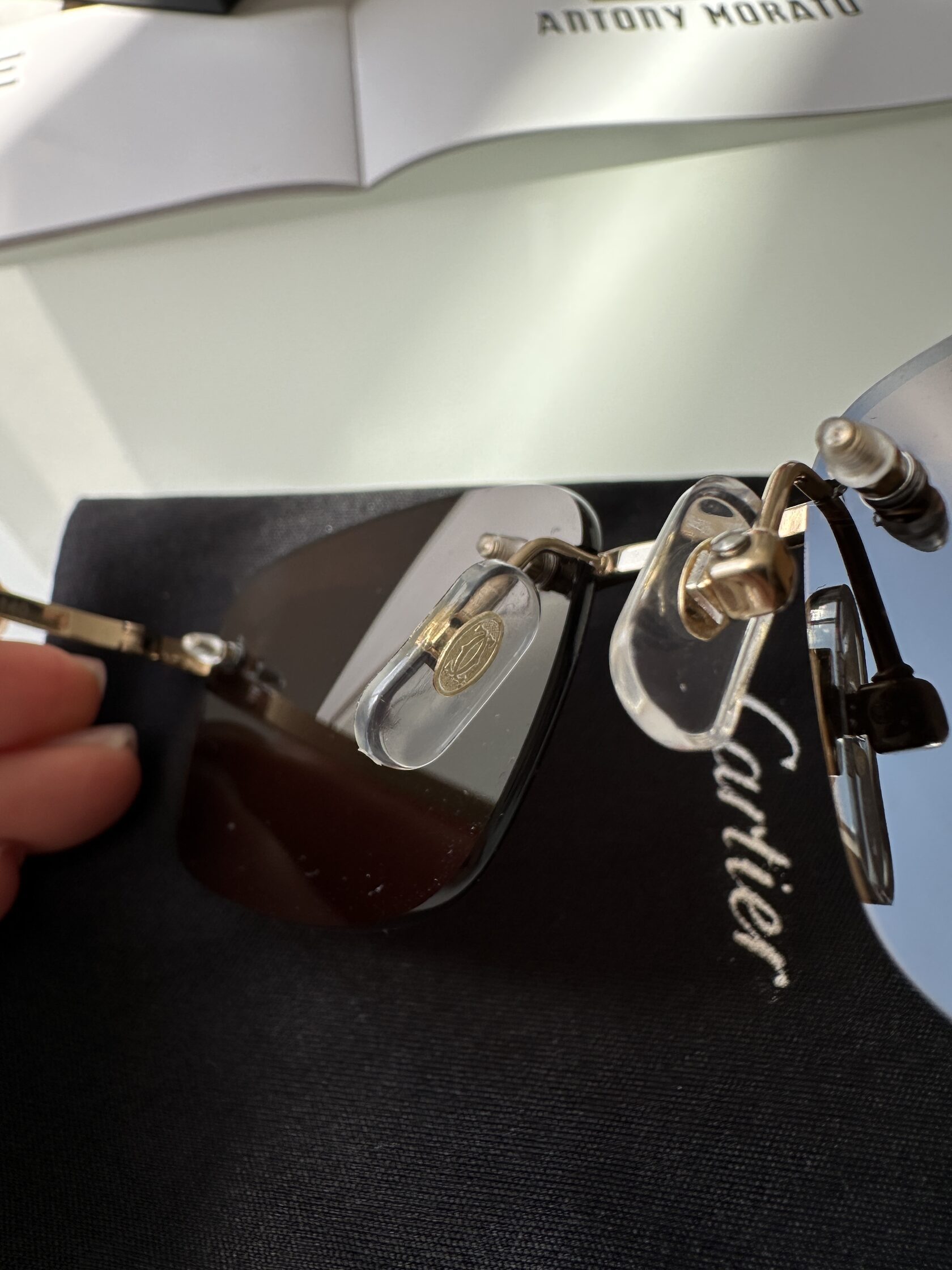 Cartier CT0148O 001 Brown/Silver - 8