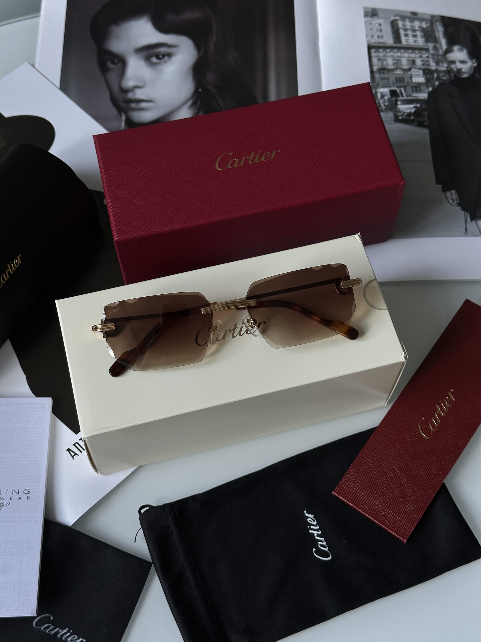 Cartier CT0627S 002C Brown/Gold - 2