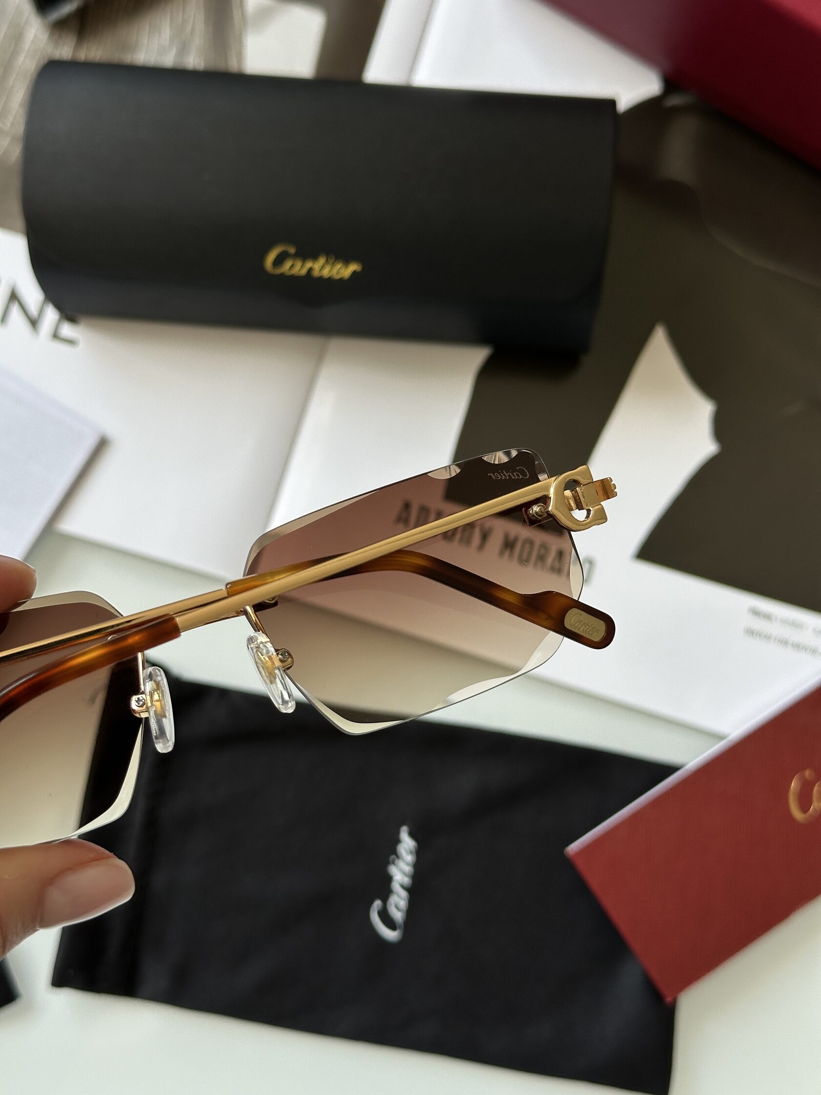 Cartier CT0627S 002C Brown/Gold - 6