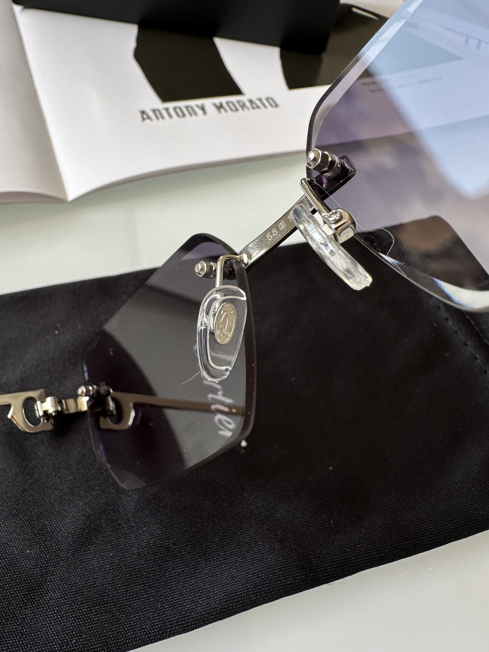 Cartier CT0627S 006WP Blue/Silver - 11