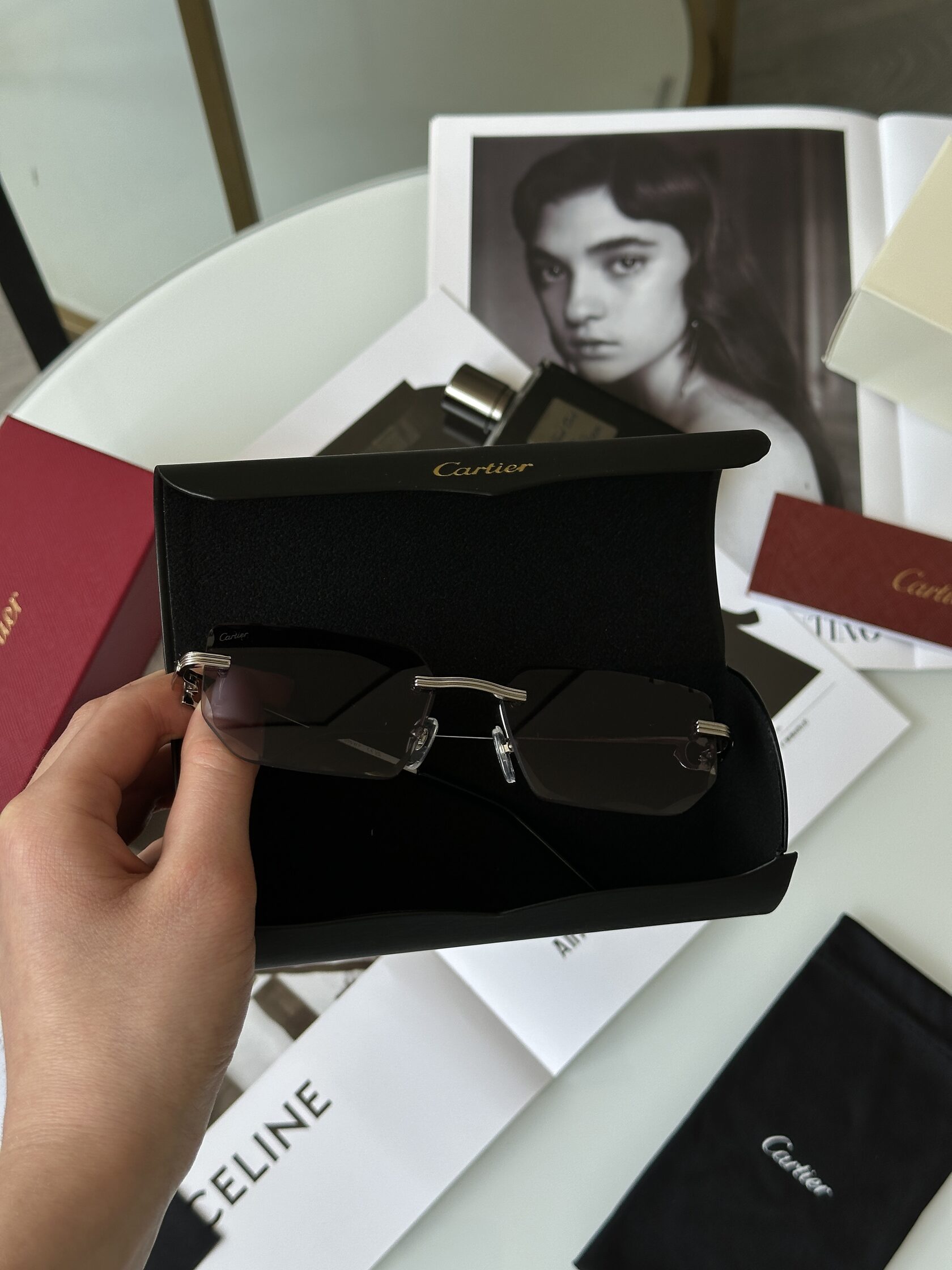 Cartier CT0627S 006WP Blue/Silver - 3