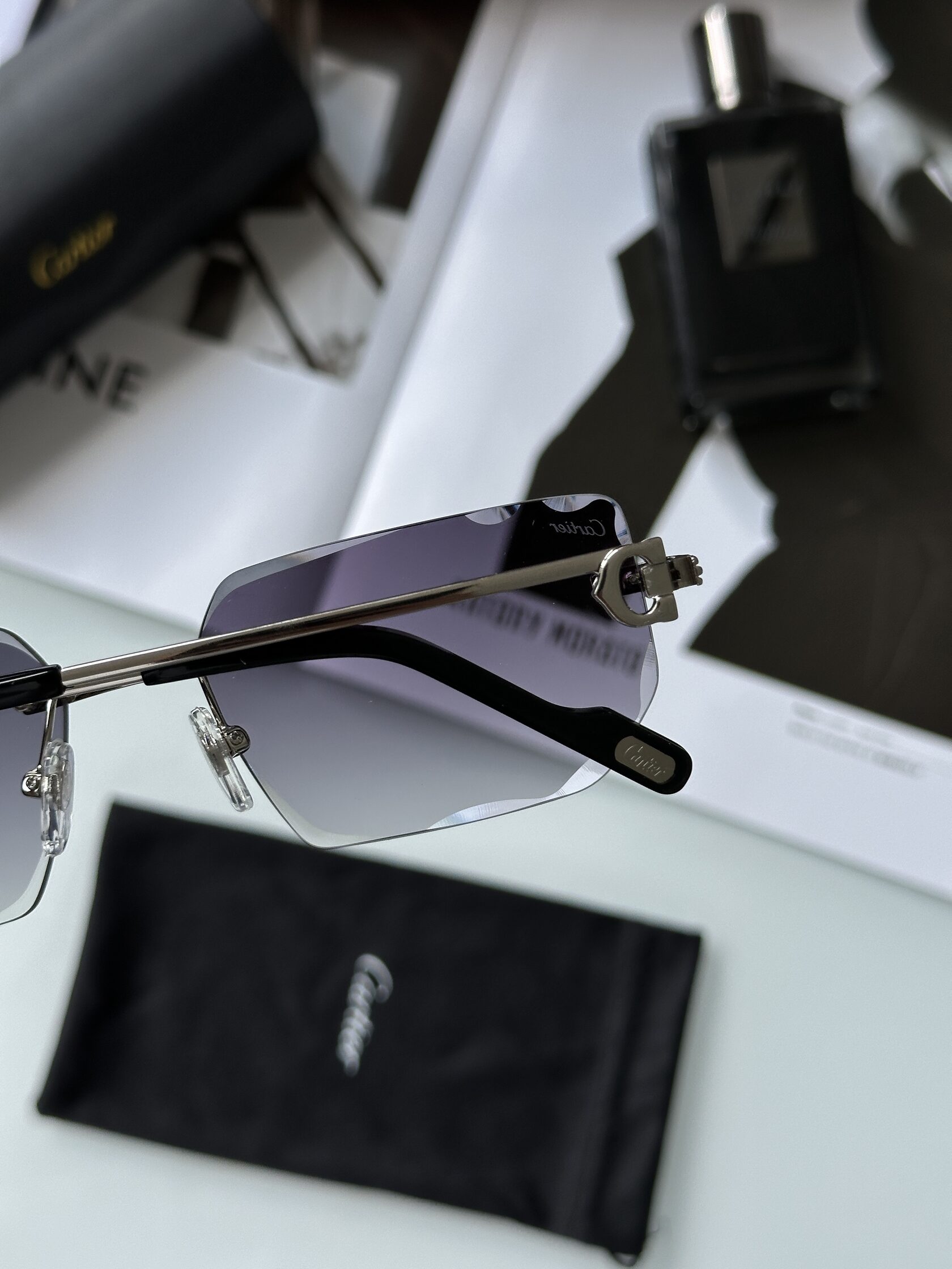 Cartier CT0627S 006WP Blue/Silver - 7