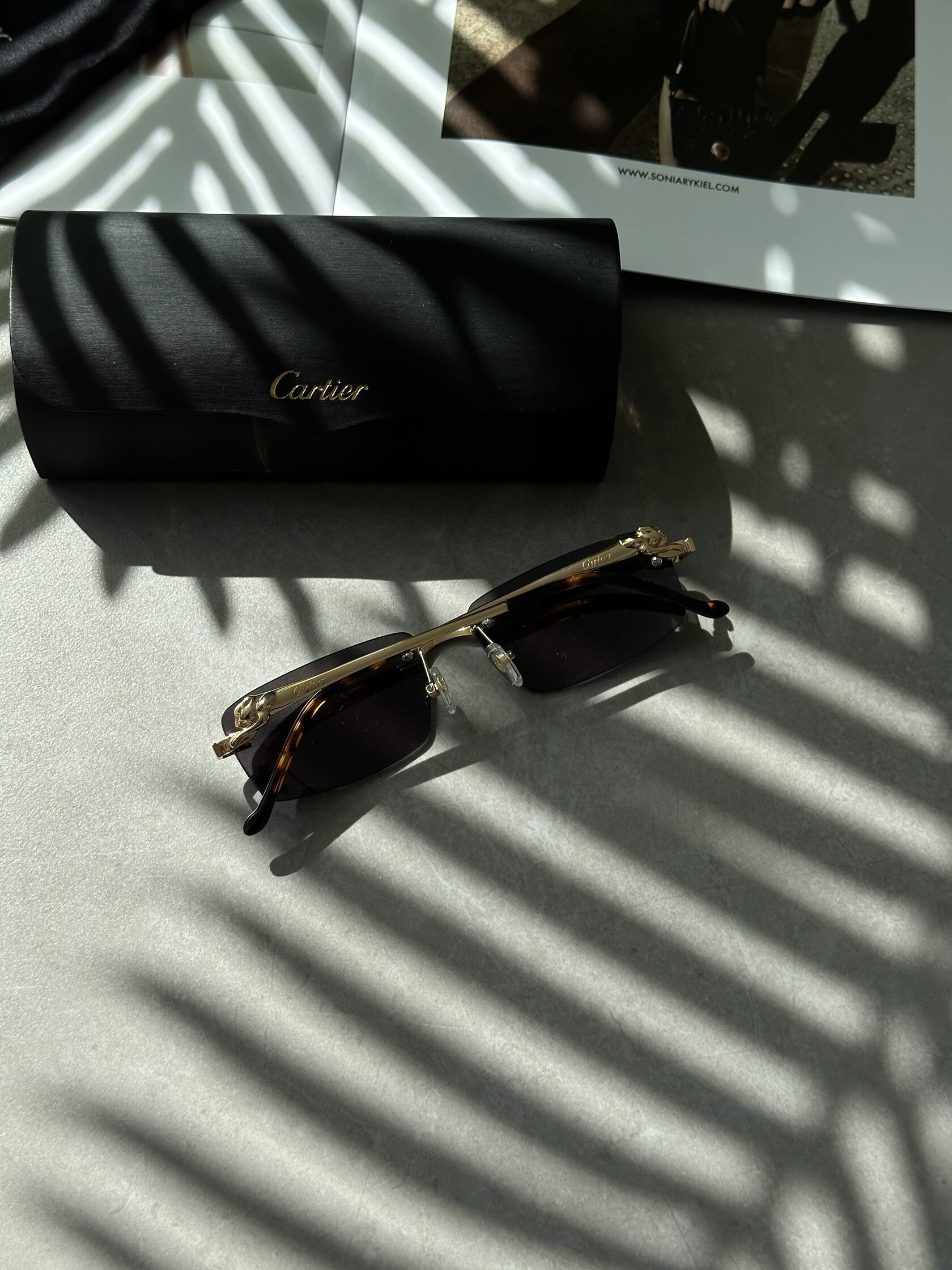 Cartier Panthère Black/Gold CT0430S 004 AD - 10