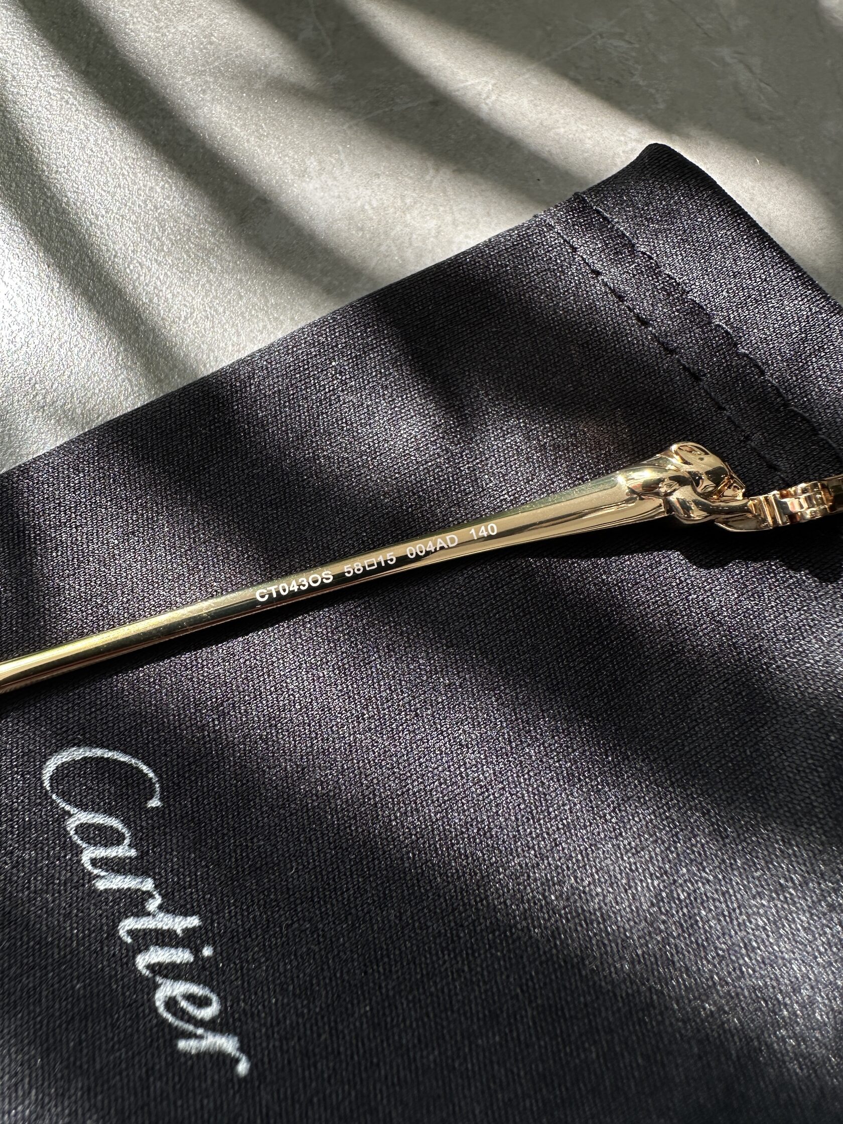 Cartier Panthère Black/Gold CT0430S 004 AD - 13