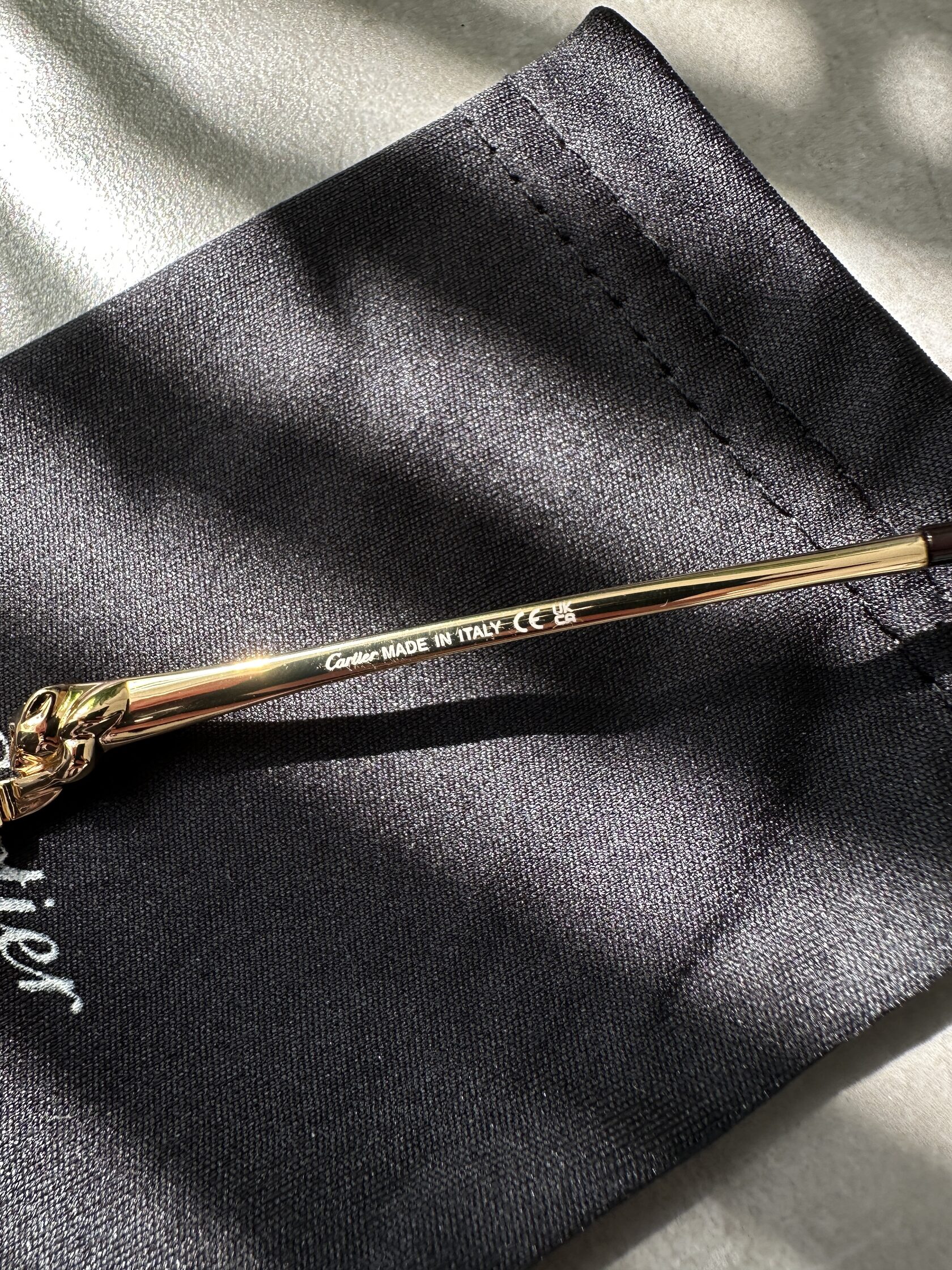 Cartier Panthère Black/Gold CT0430S 004 AD - 14