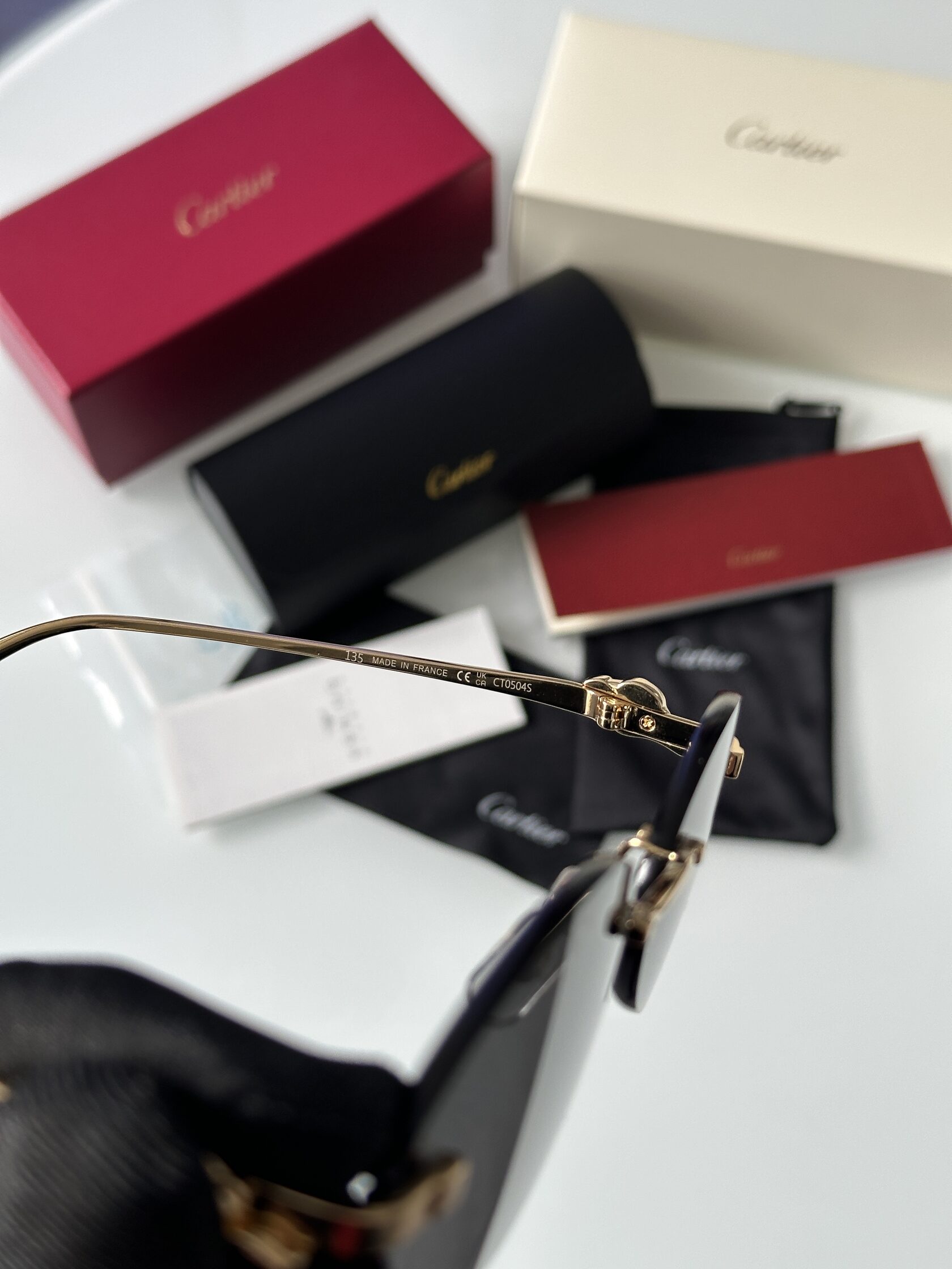 Cartier Panthère Black/Gold CT0504S - 11