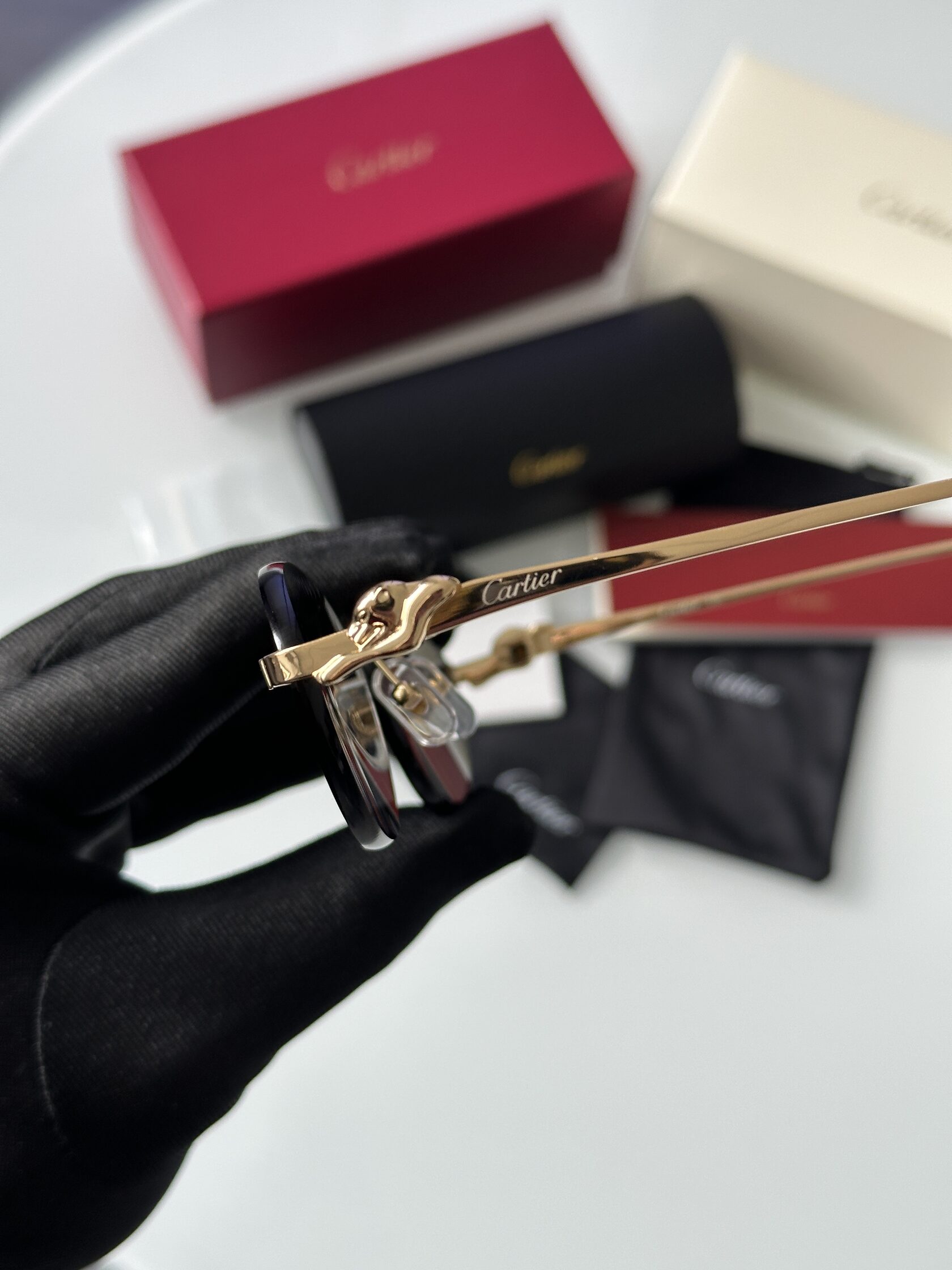 Cartier Panthère Black/Gold CT0504S - 17