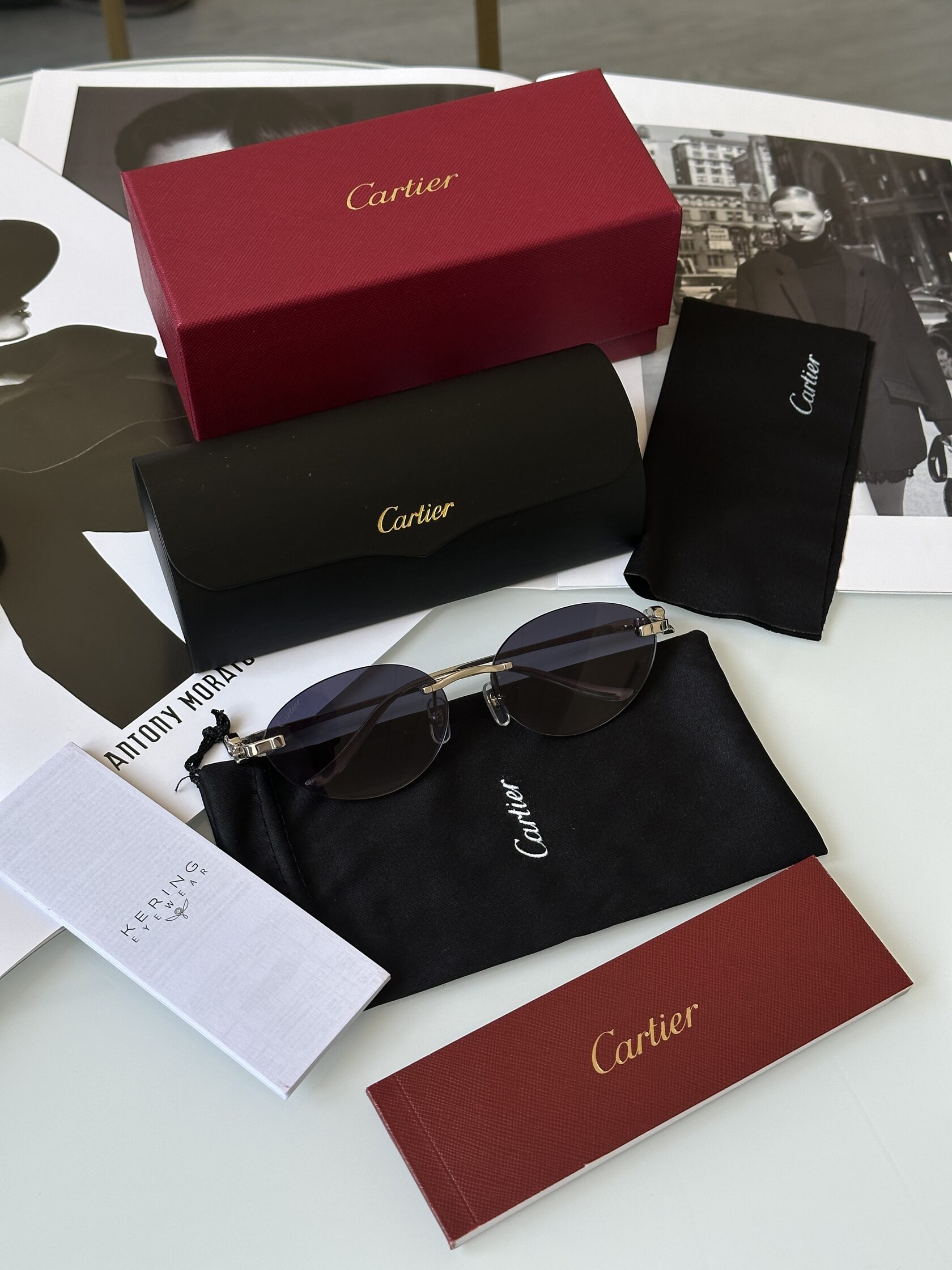 Cartier Panthère Blue/Silver CT0504S - 4