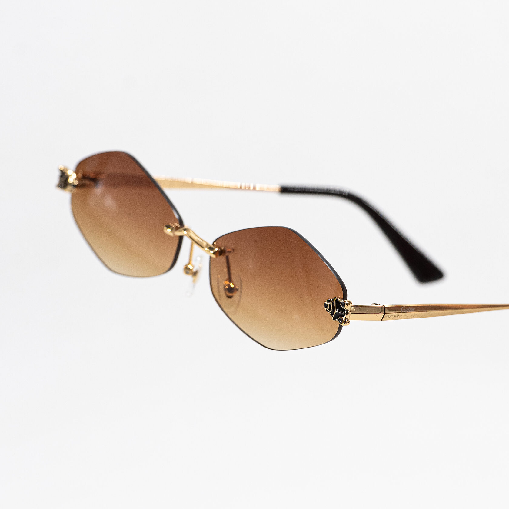 Cartier Panthère CT0065S 002 Gold/Brown - 5