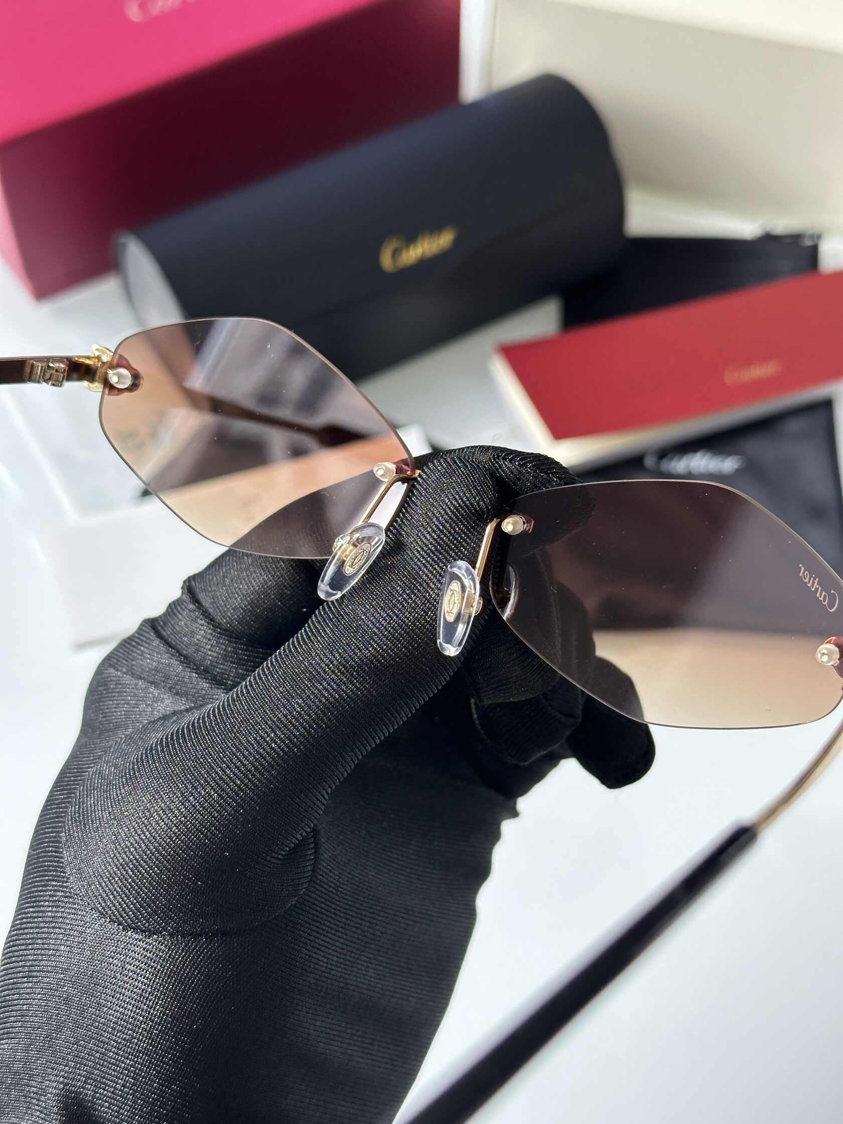 Cartier Panthère Losange Brown/Gold CT0433S - 11