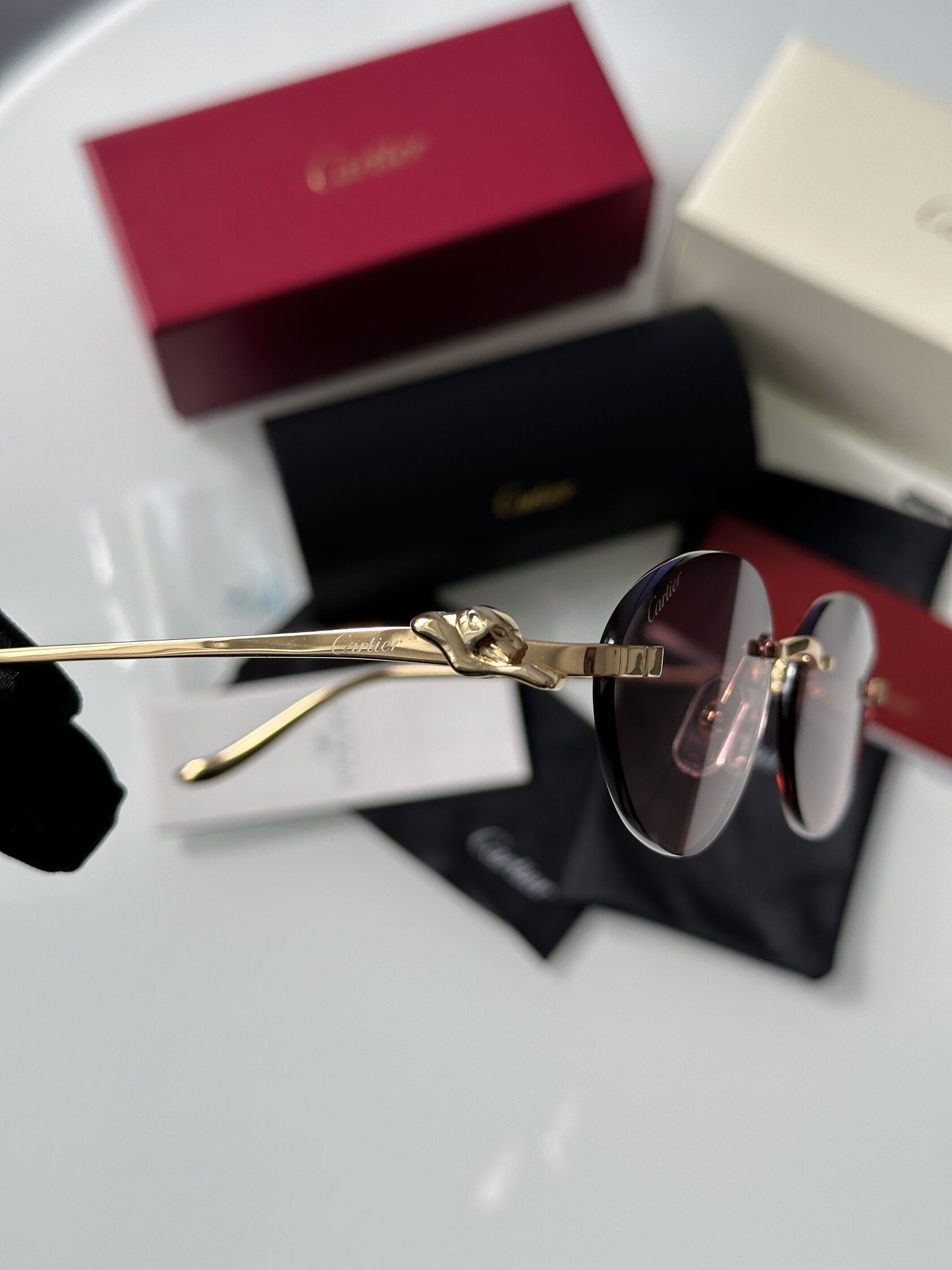 Cartier Panthère Pink/Gold CT0504S - 10