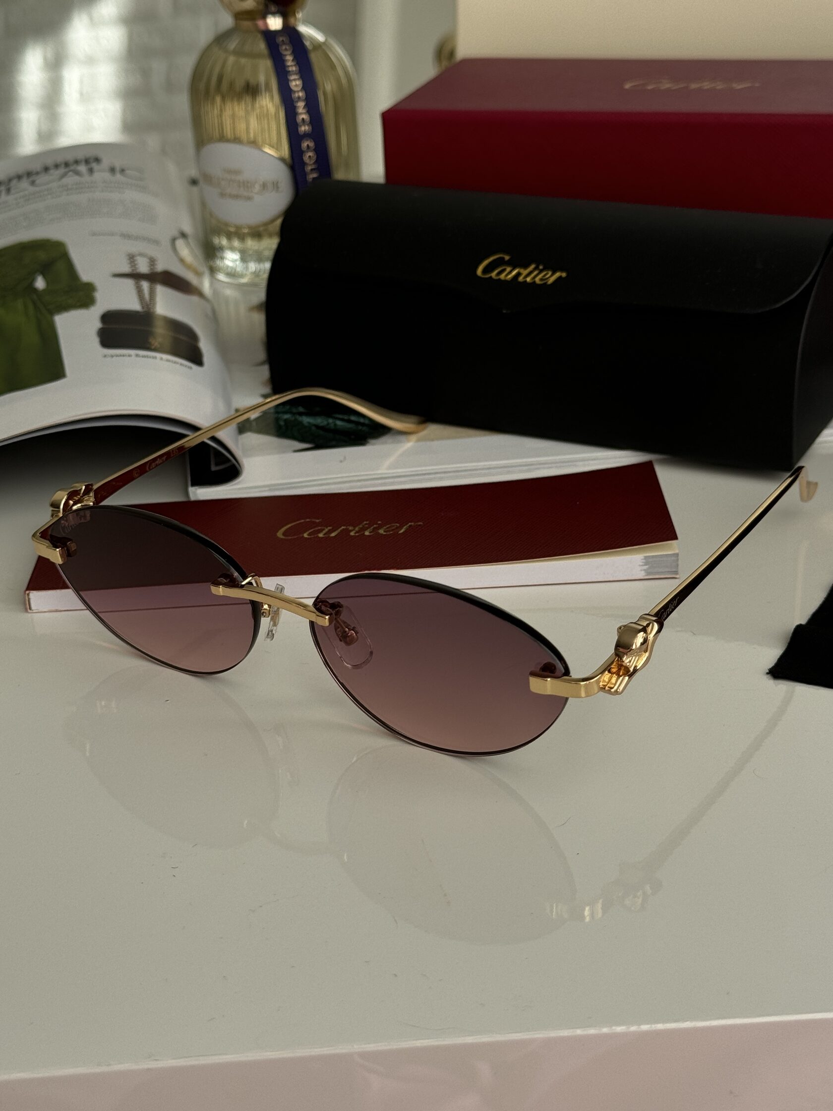 Cartier Panthère Pink/Gold CT0504S - 4