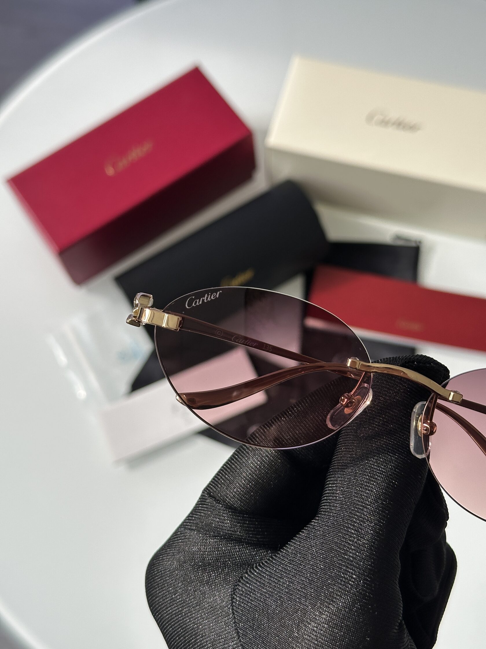 Cartier Panthère Pink/Gold CT0504S - 7