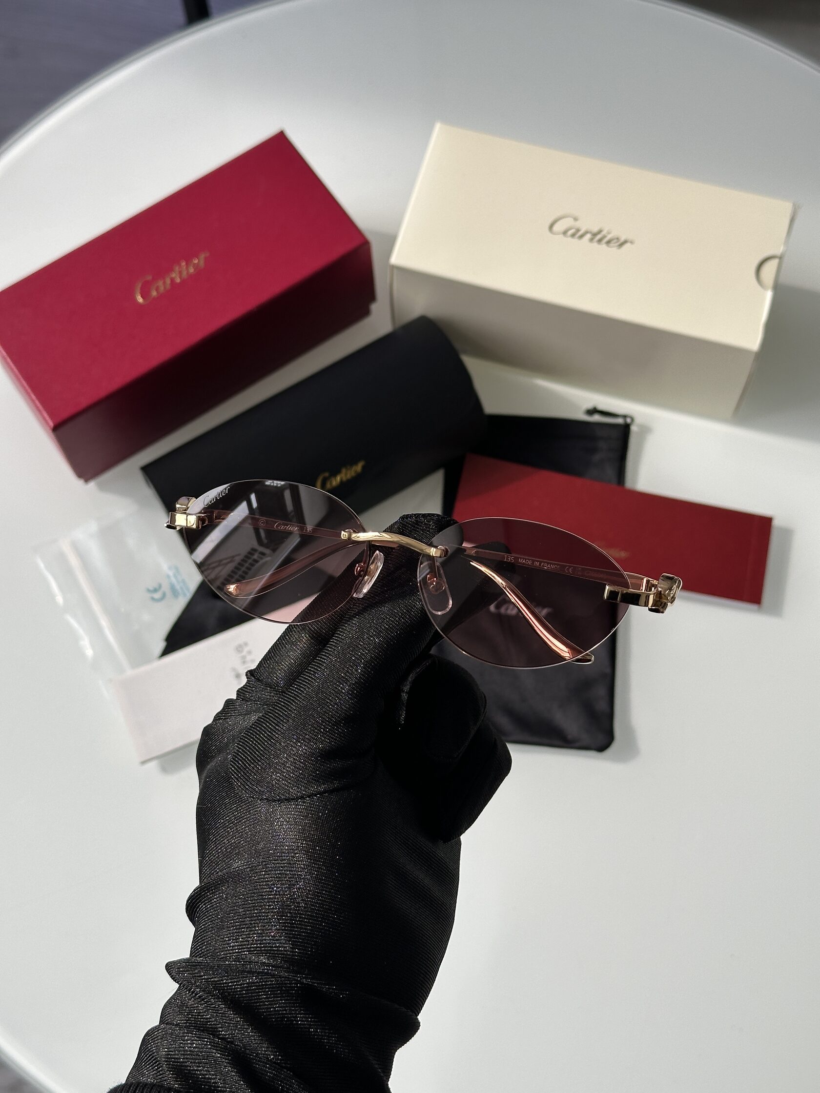 Cartier Panthère Pink/Gold CT0504S - 8