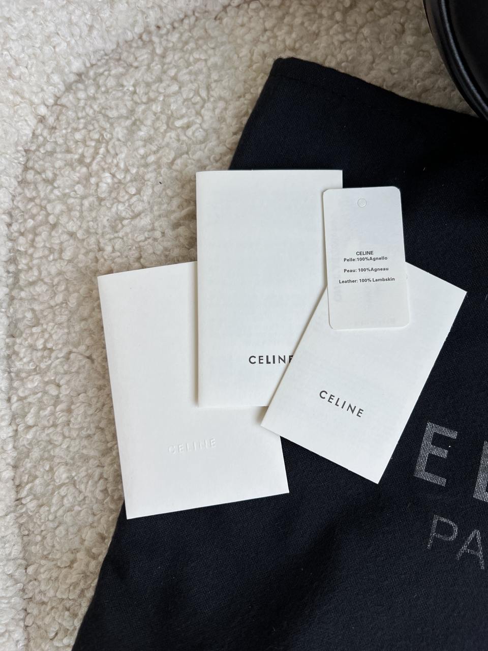 Celine Ava Triomphe Medium Leather Shoulder Bag - 18