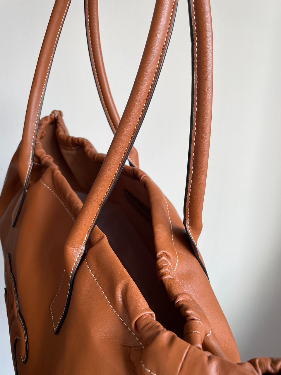 Celine Cabas Drawstring Cuir Triomphe In Smooth Calfskin Tan - 20