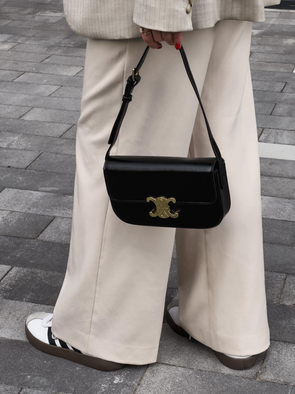 Celine Classique Triomphe Bag Black - 13