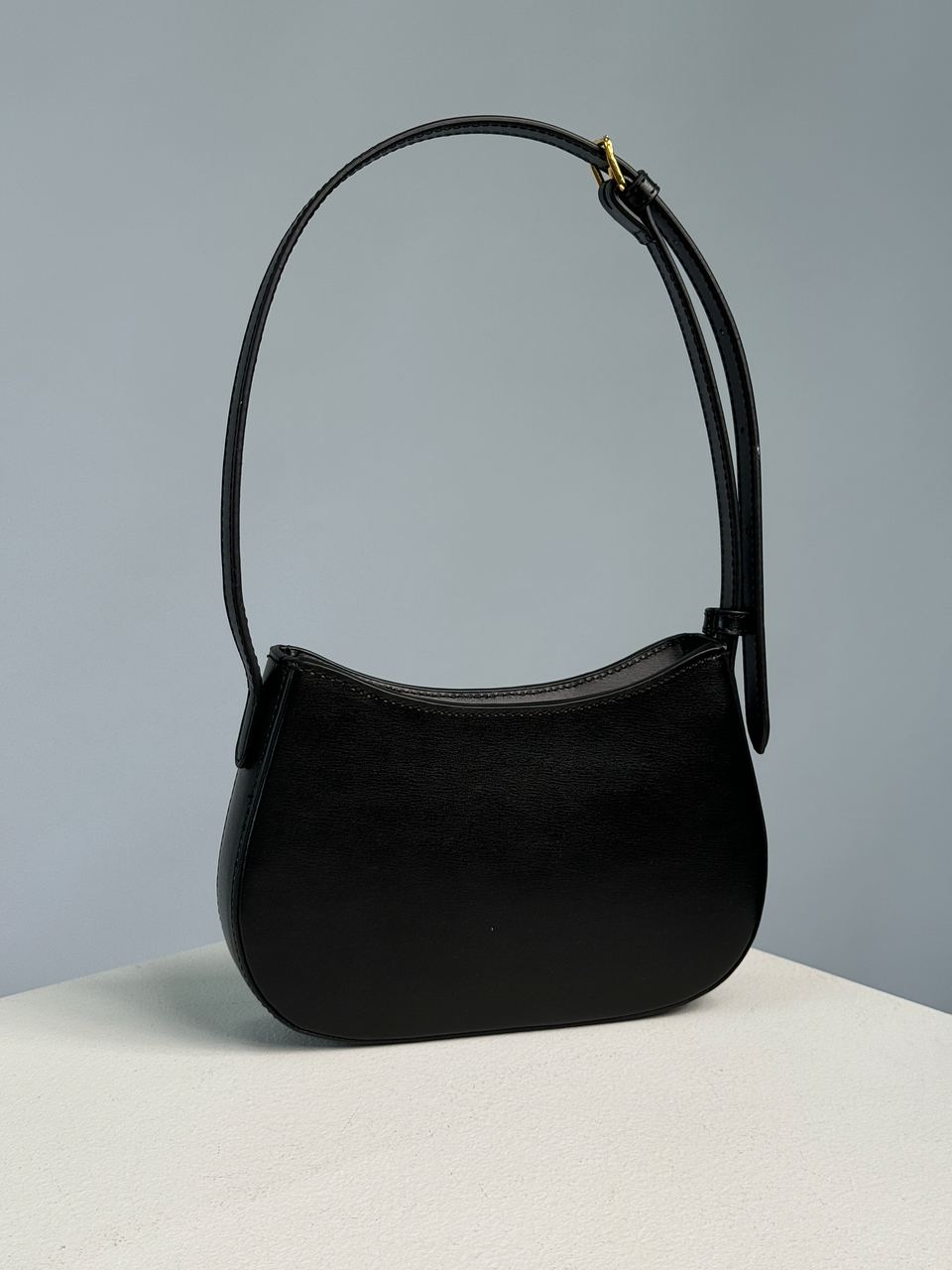 Celine Medium Tilly Bag in Shiny Calfskin Black - 16