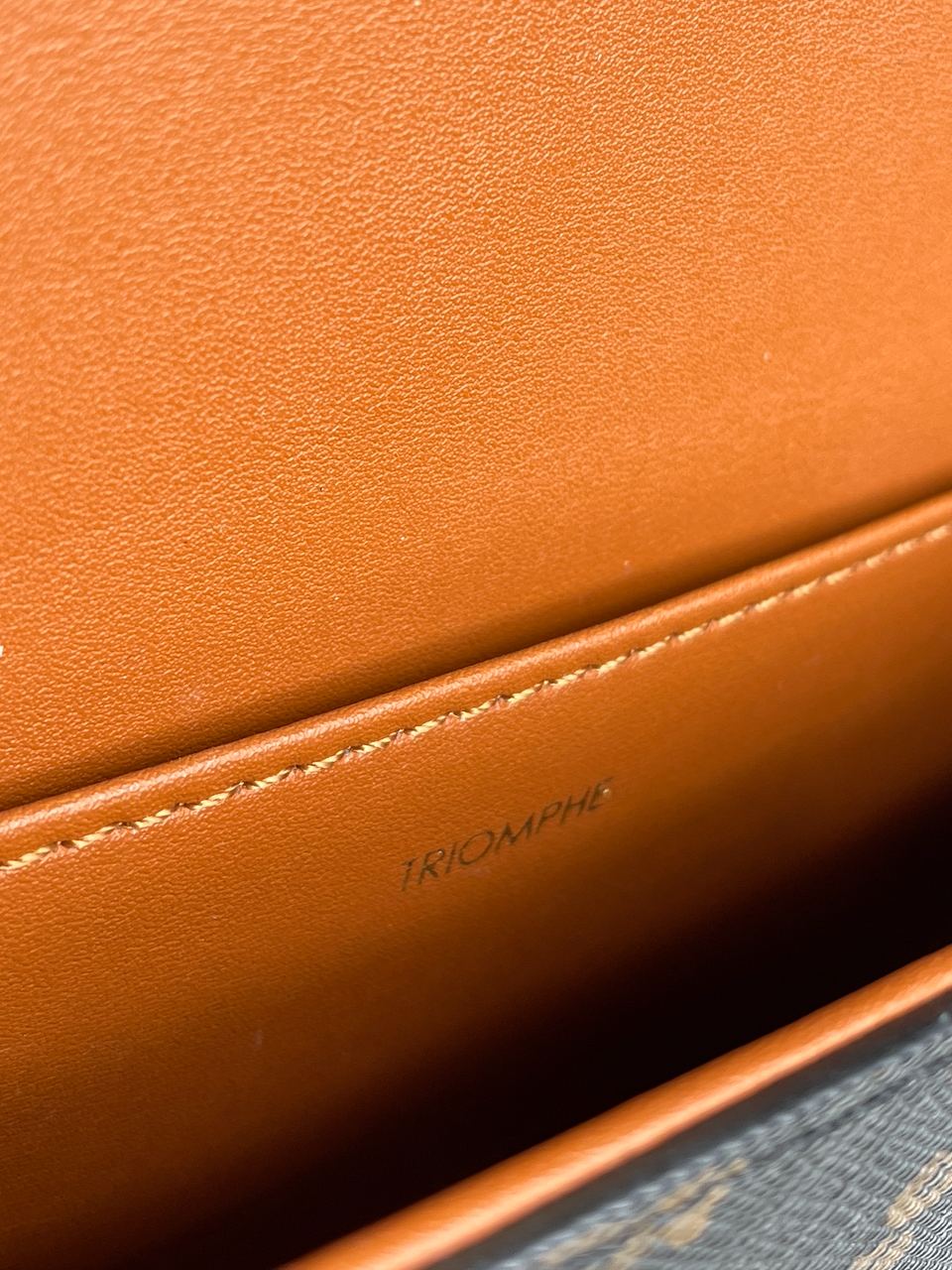 Celine Shoulder Bag Claude In Triomphe Canvas And Calfskin Tan - 31