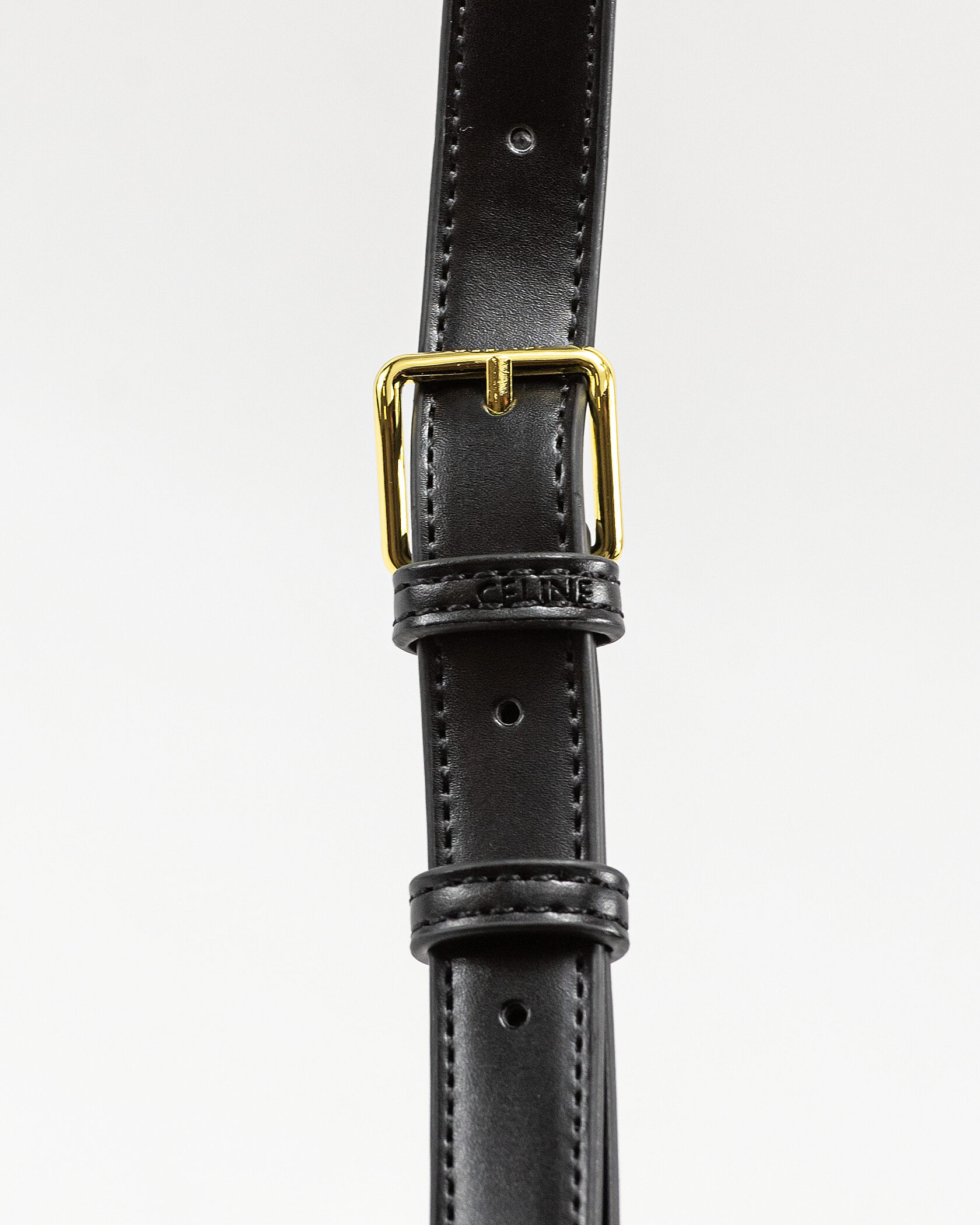 Celine Small Bucket Cuir Triomphe In Smooth Calfskin Tan Black - 8