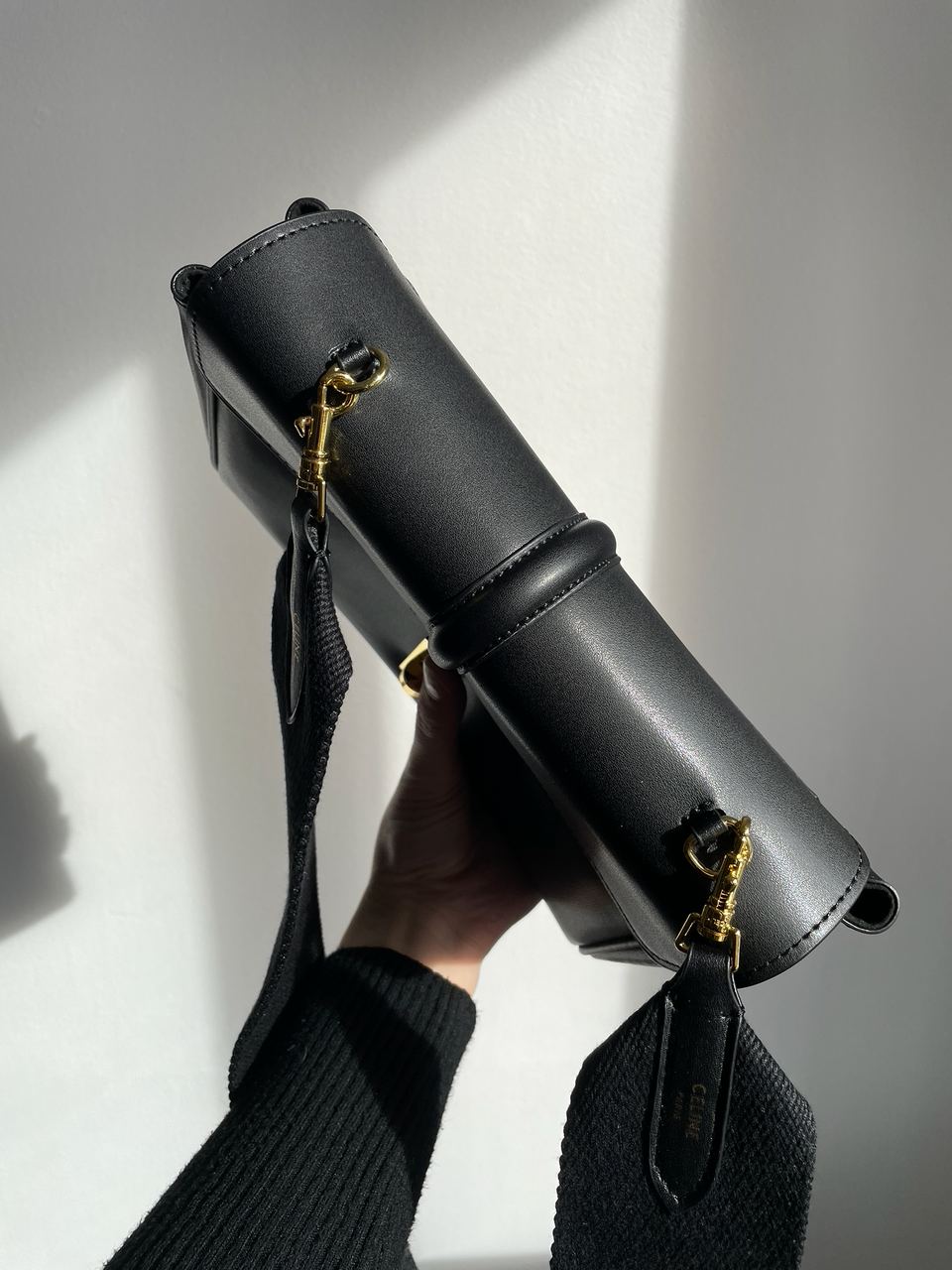 Celine Teen Soft 16 In Smooth Calfskin Tan Black - 17