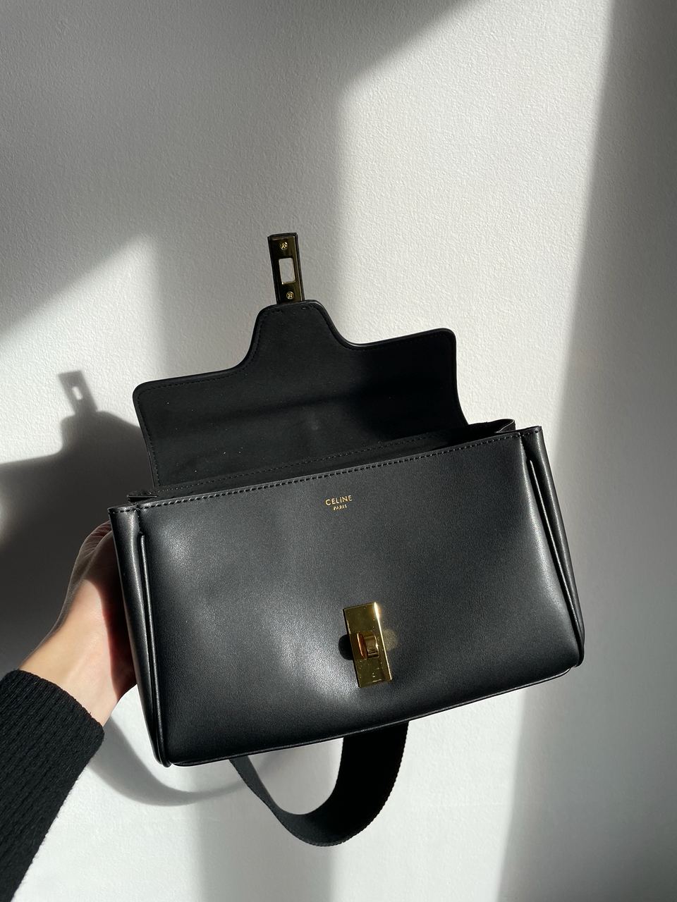 Celine Teen Soft 16 In Smooth Calfskin Tan Black - 23