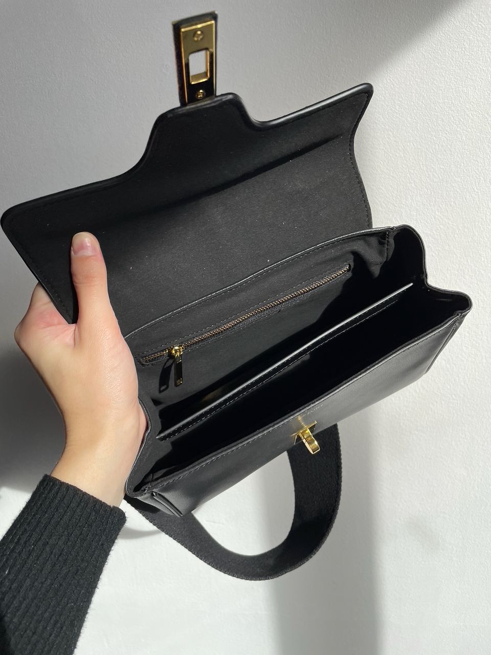 Celine Teen Soft 16 In Smooth Calfskin Tan Black - 24