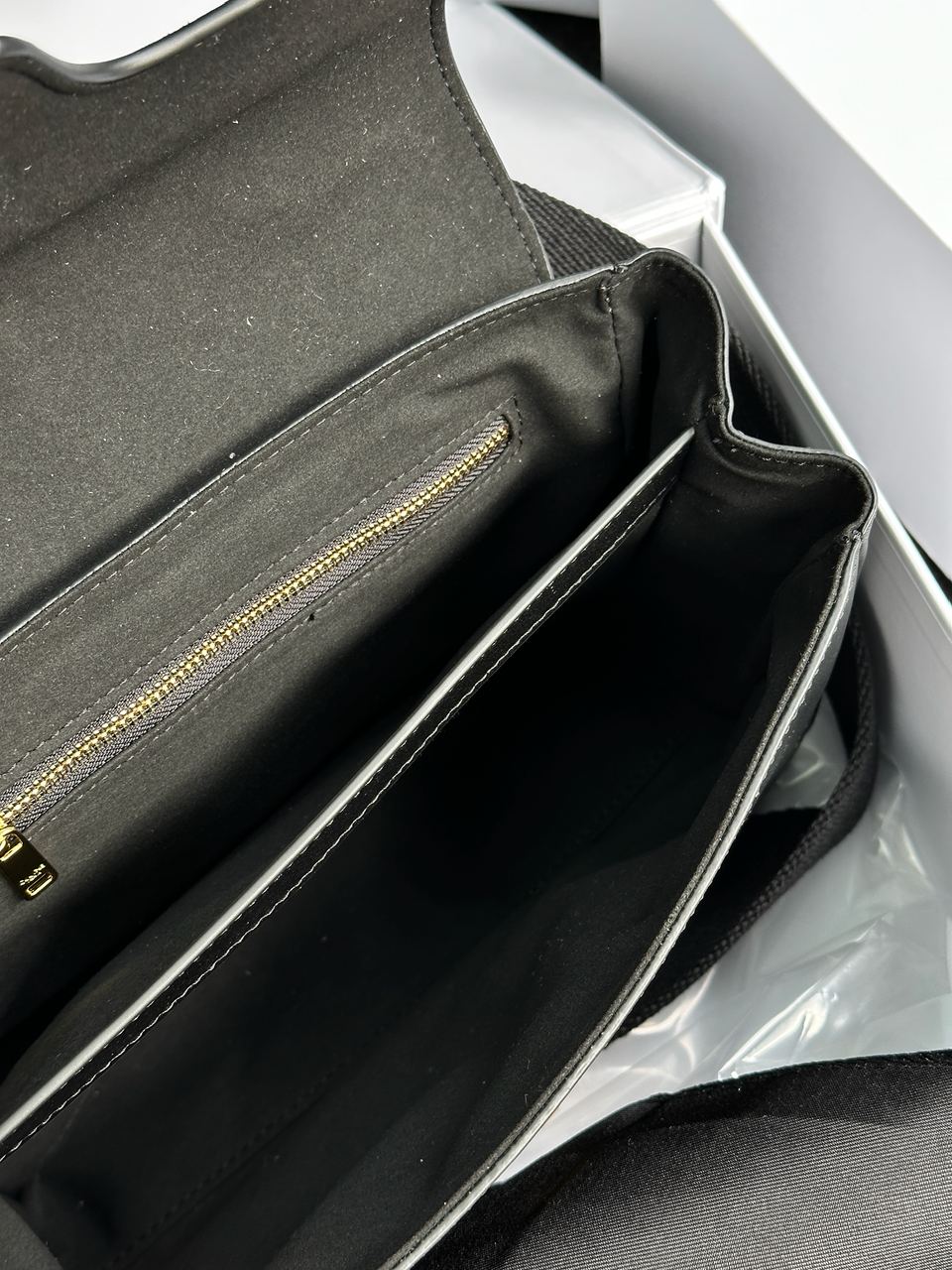 Celine Teen Soft 16 In Smooth Calfskin Tan Black - 25