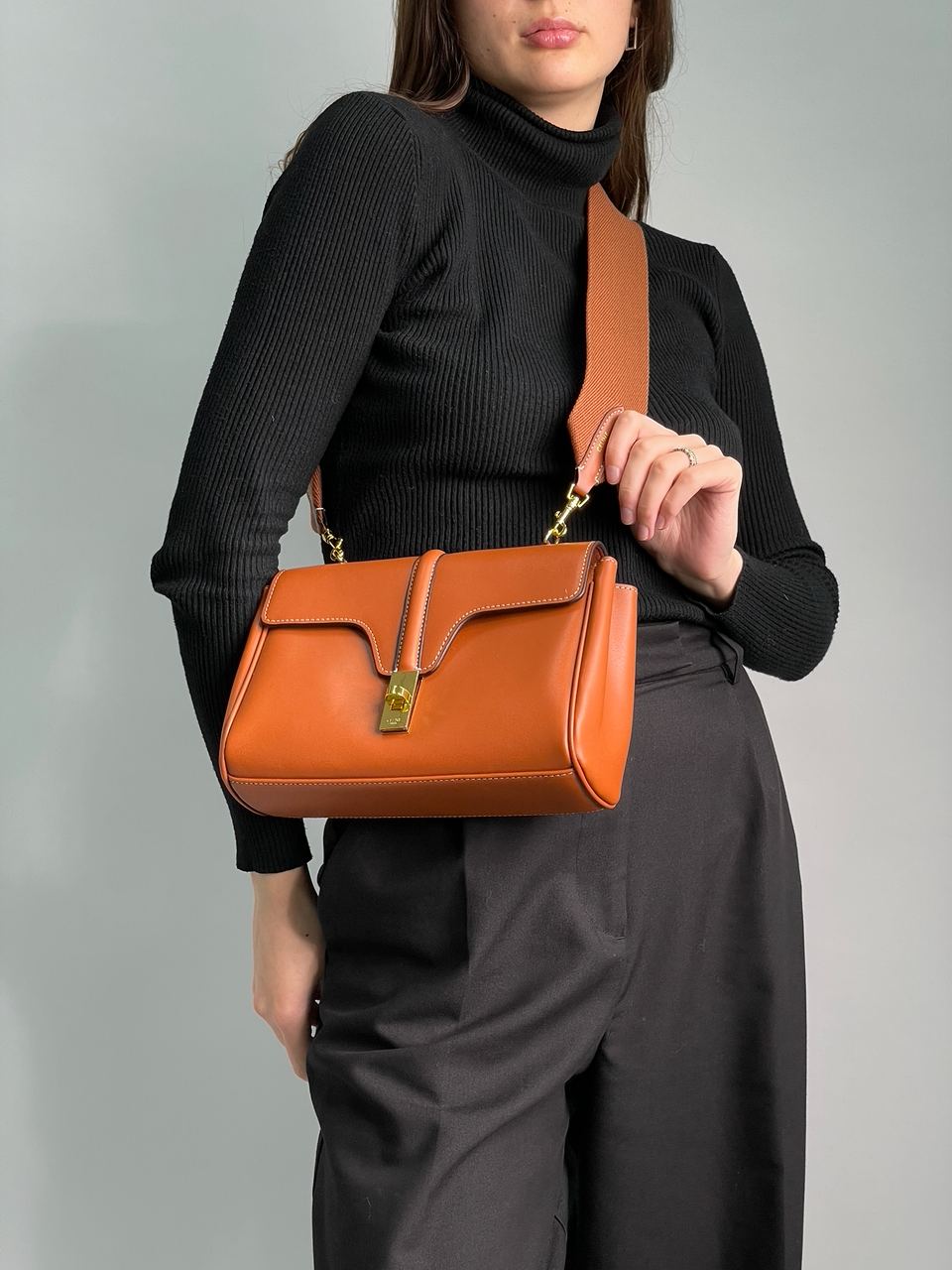 Celine Teen Soft 16 In Smooth Calfskin Tan Brown - 7