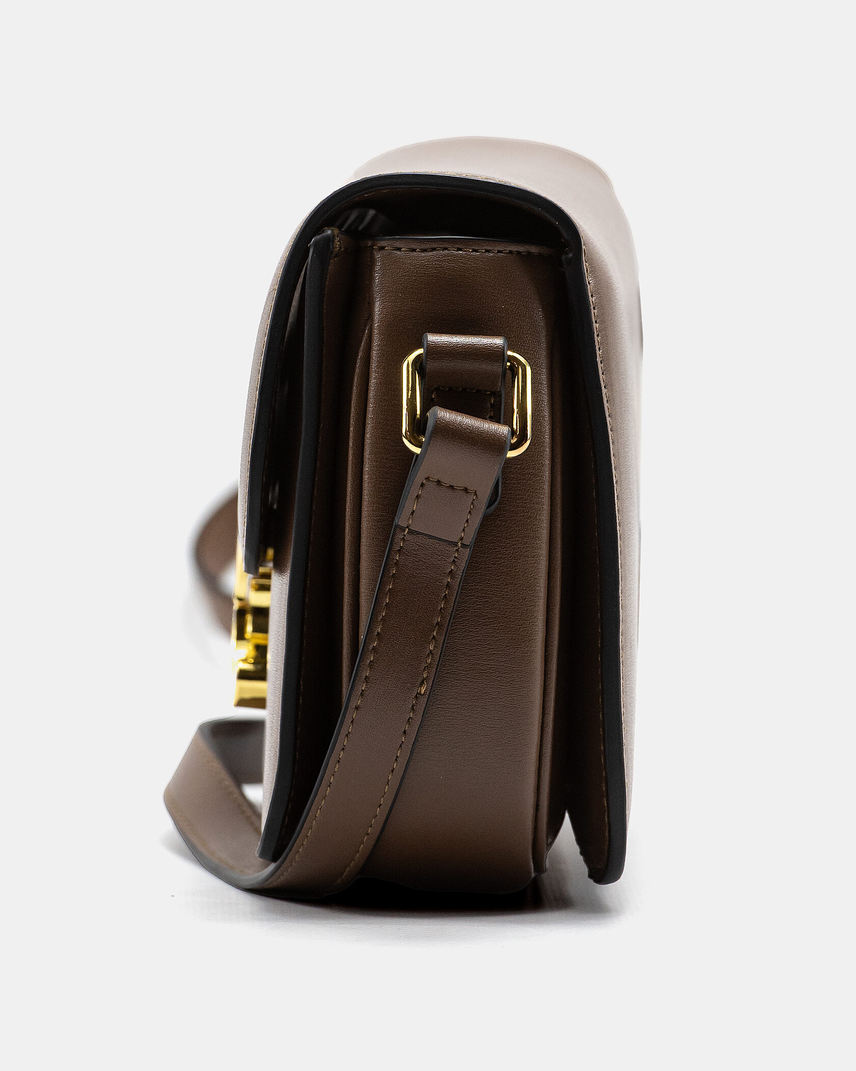 Celine Teen Triomphe Bag Brown in Shiny Calfskin - 7