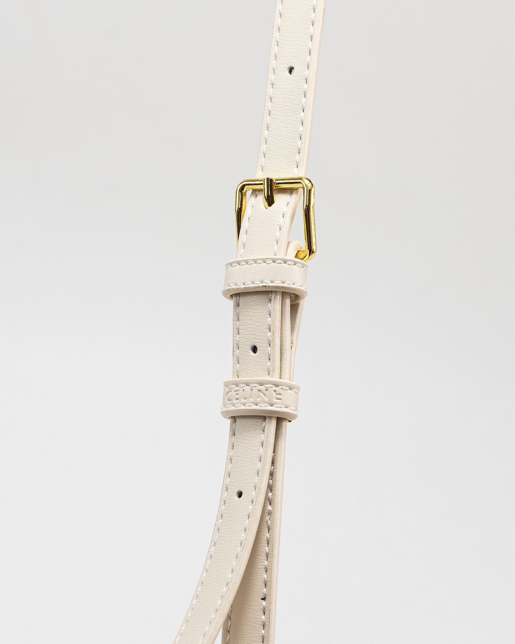 Celine Teen Triomphe Bag in Shiny Calfskin Milk - 13