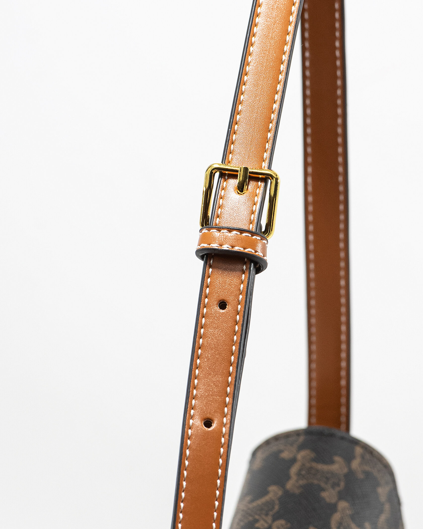 Celine Teen Triomphe Bag in Triomphe Canvas Brown/Tan - 11