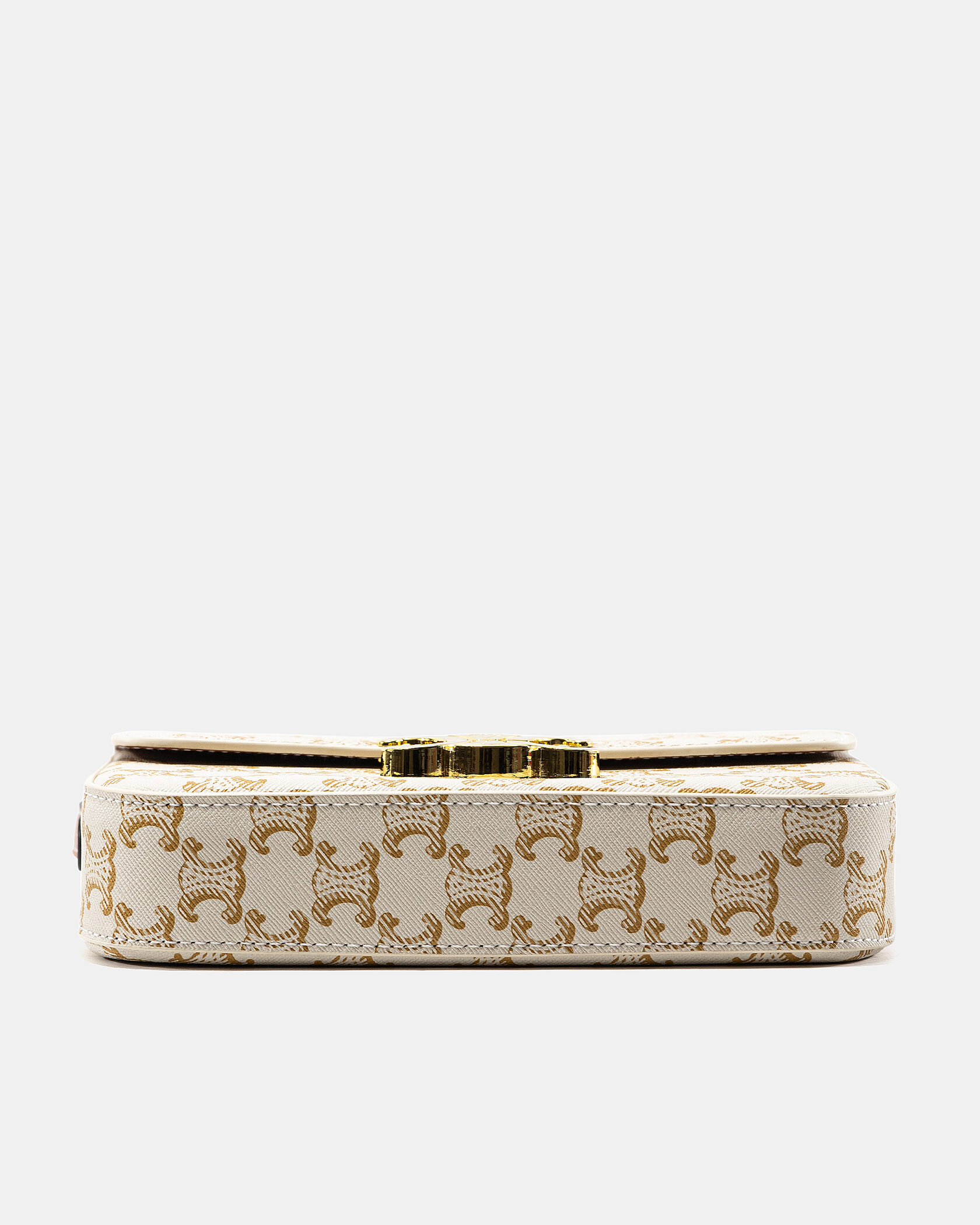 Celine Teen Triomphe Bag in Triomphe Canvas Natural/Tan - 11