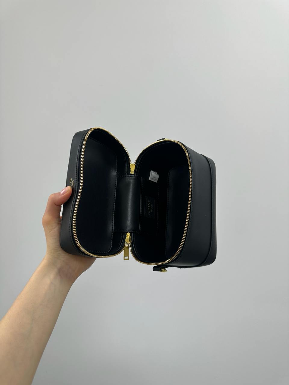 Celine Vanity In Smooth Satinated Calfskin Black - 12