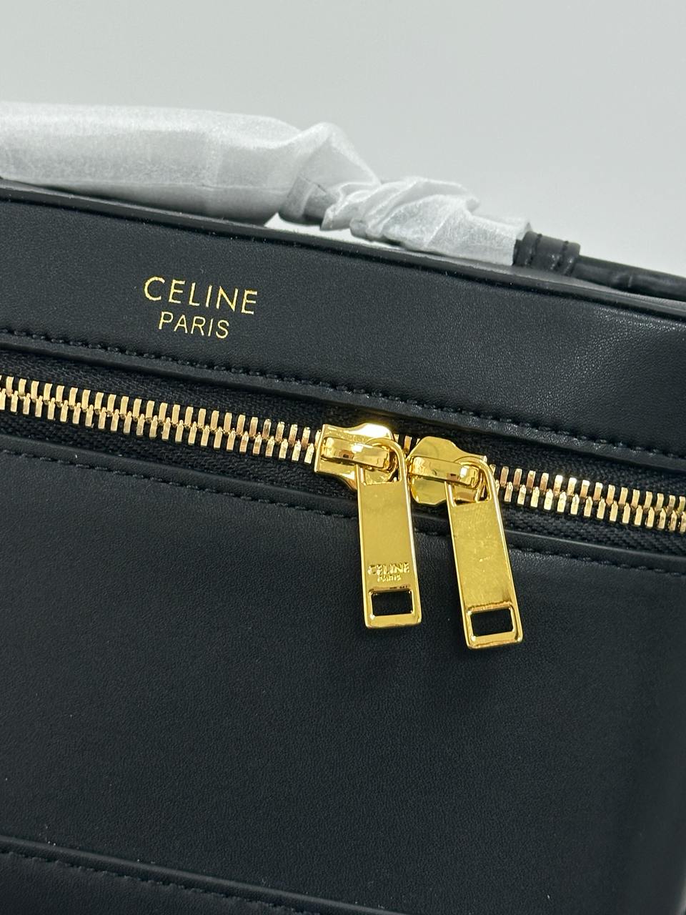 Celine Vanity In Smooth Satinated Calfskin Black - 5