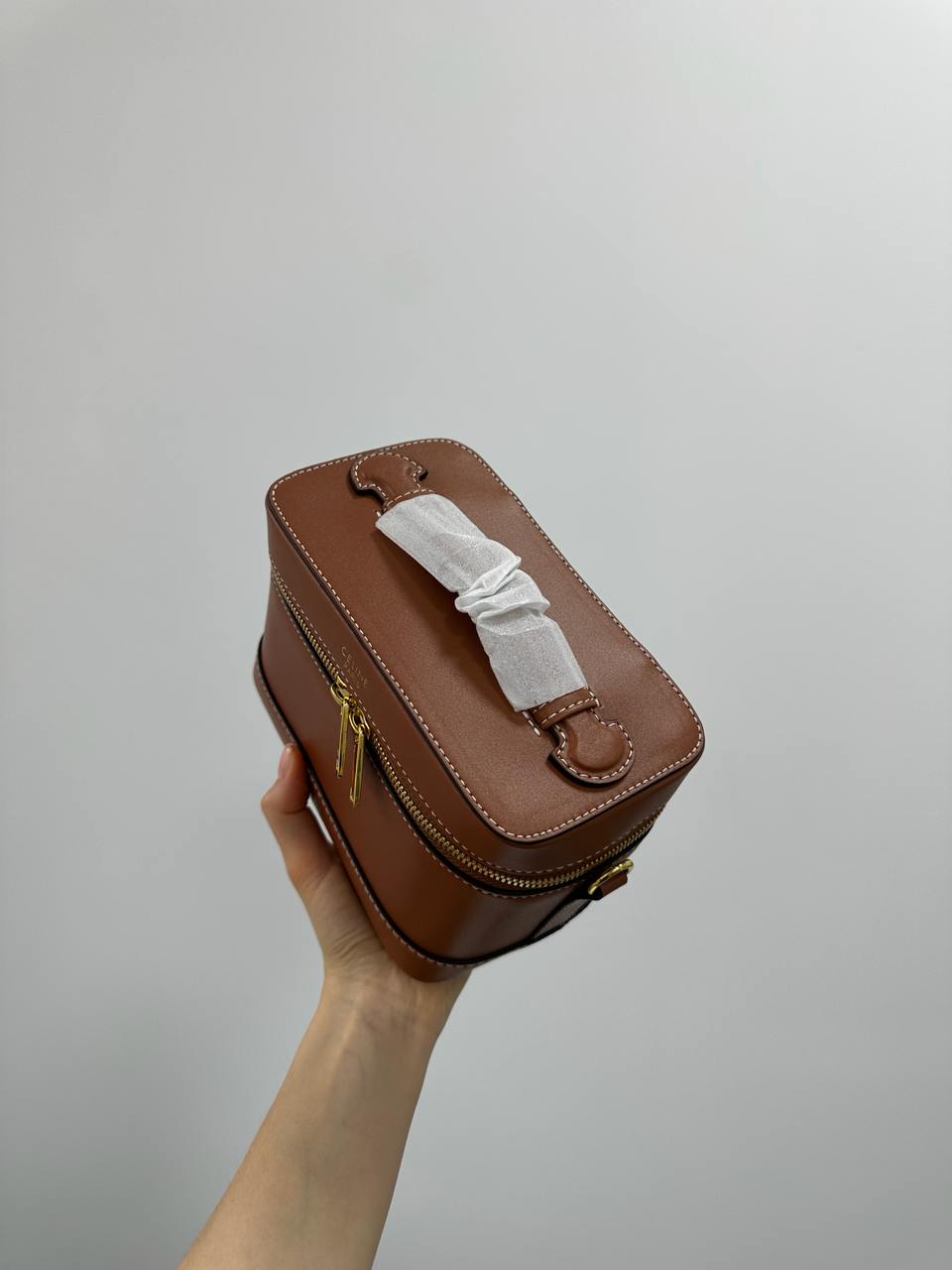 Celine Vanity In Smooth Satinated Calfskin Brown - 10