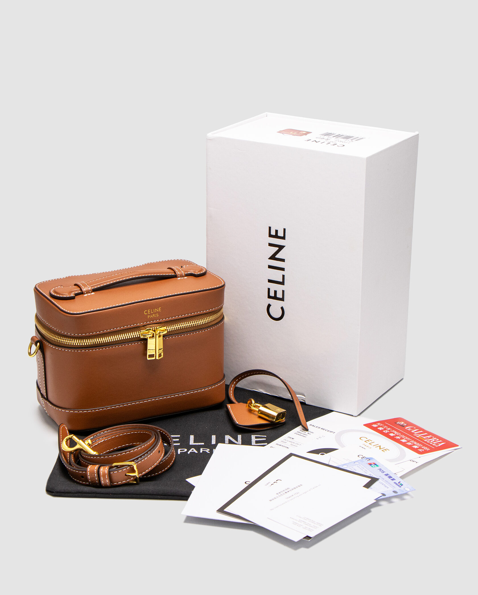 Celine Vanity In Smooth Satinated Calfskin Brown - 2