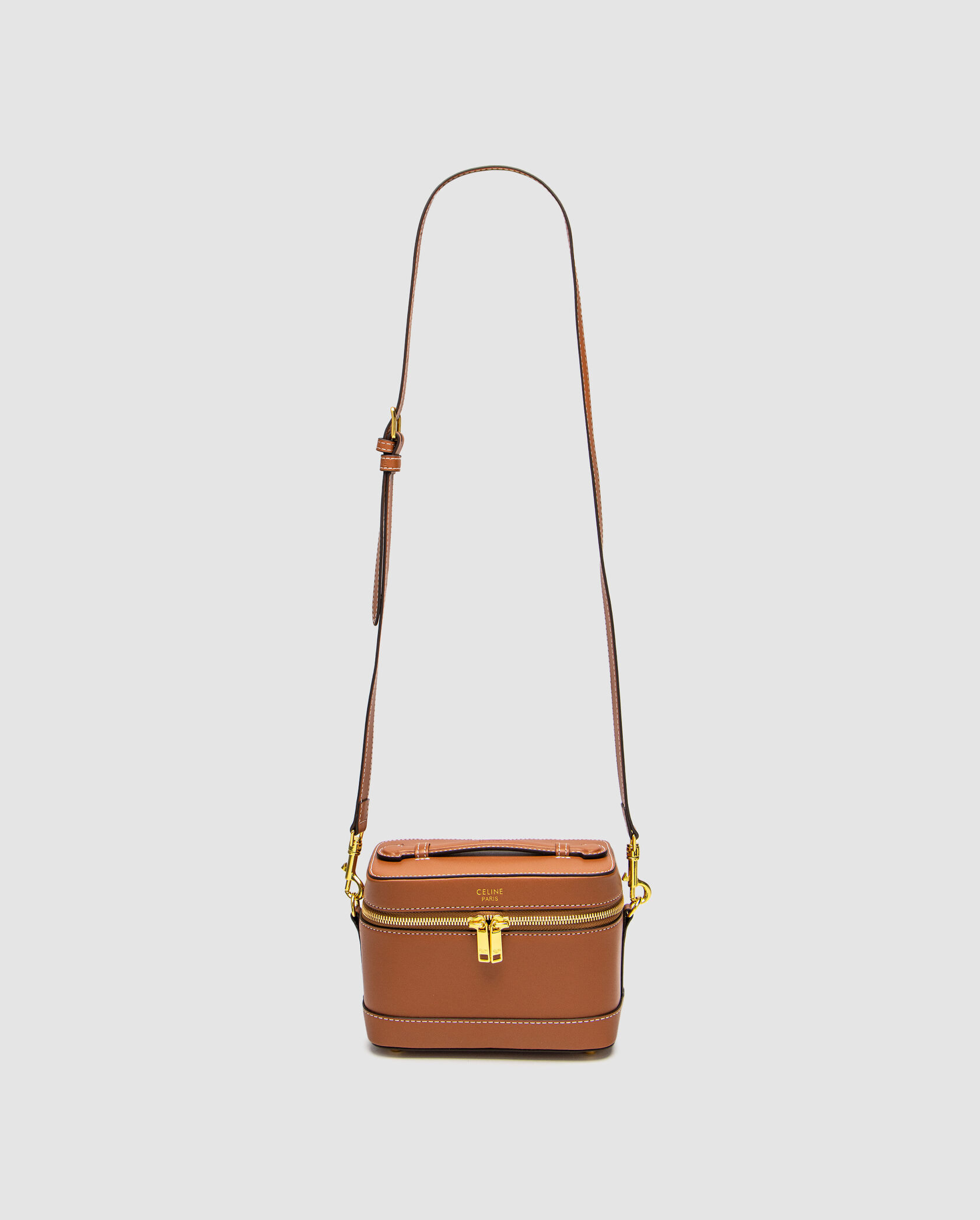 Celine Vanity In Smooth Satinated Calfskin Brown - 3