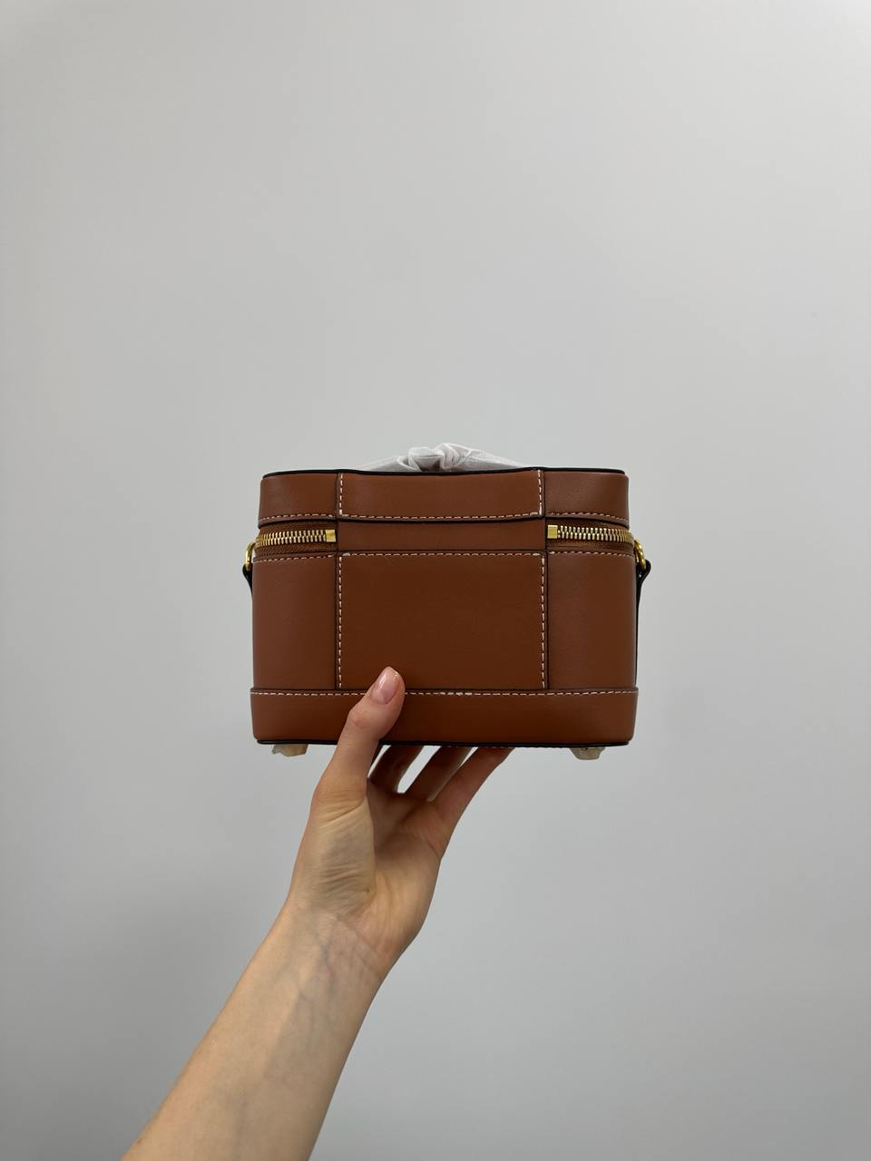 Celine Vanity In Smooth Satinated Calfskin Brown - 7