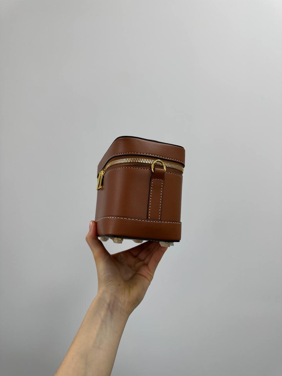 Celine Vanity In Smooth Satinated Calfskin Brown - 8