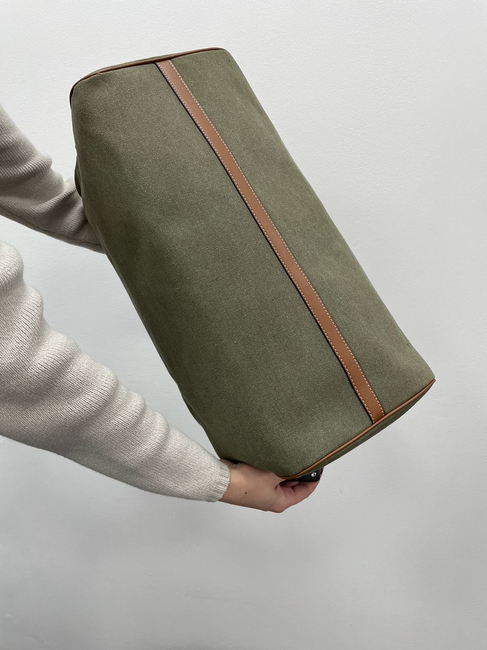 Celine Women Large Voyage Bag in Textile with Celine Print and Calfskin - 19