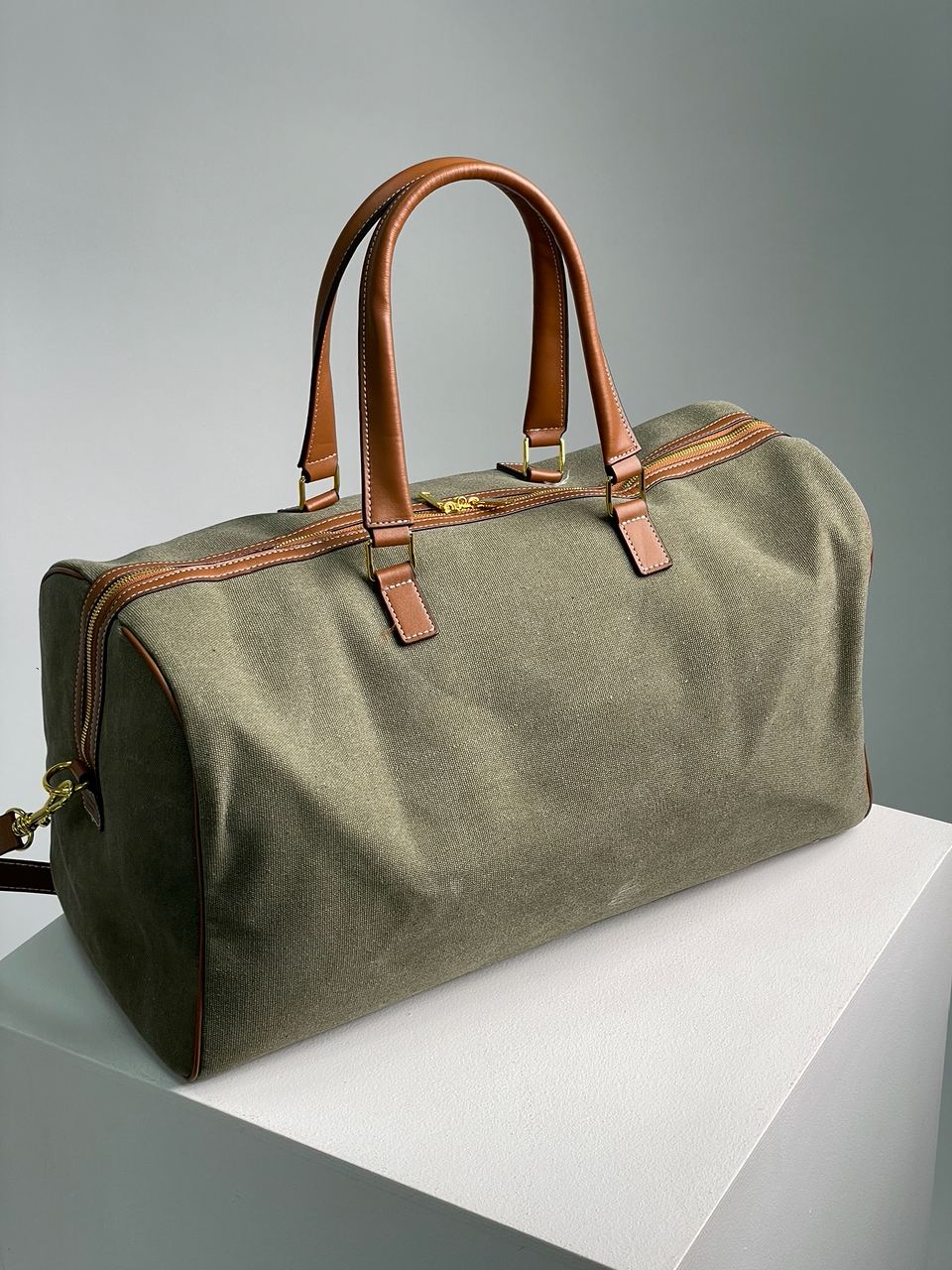 Celine Women Large Voyage Bag in Textile with Celine Print and Calfskin - 8