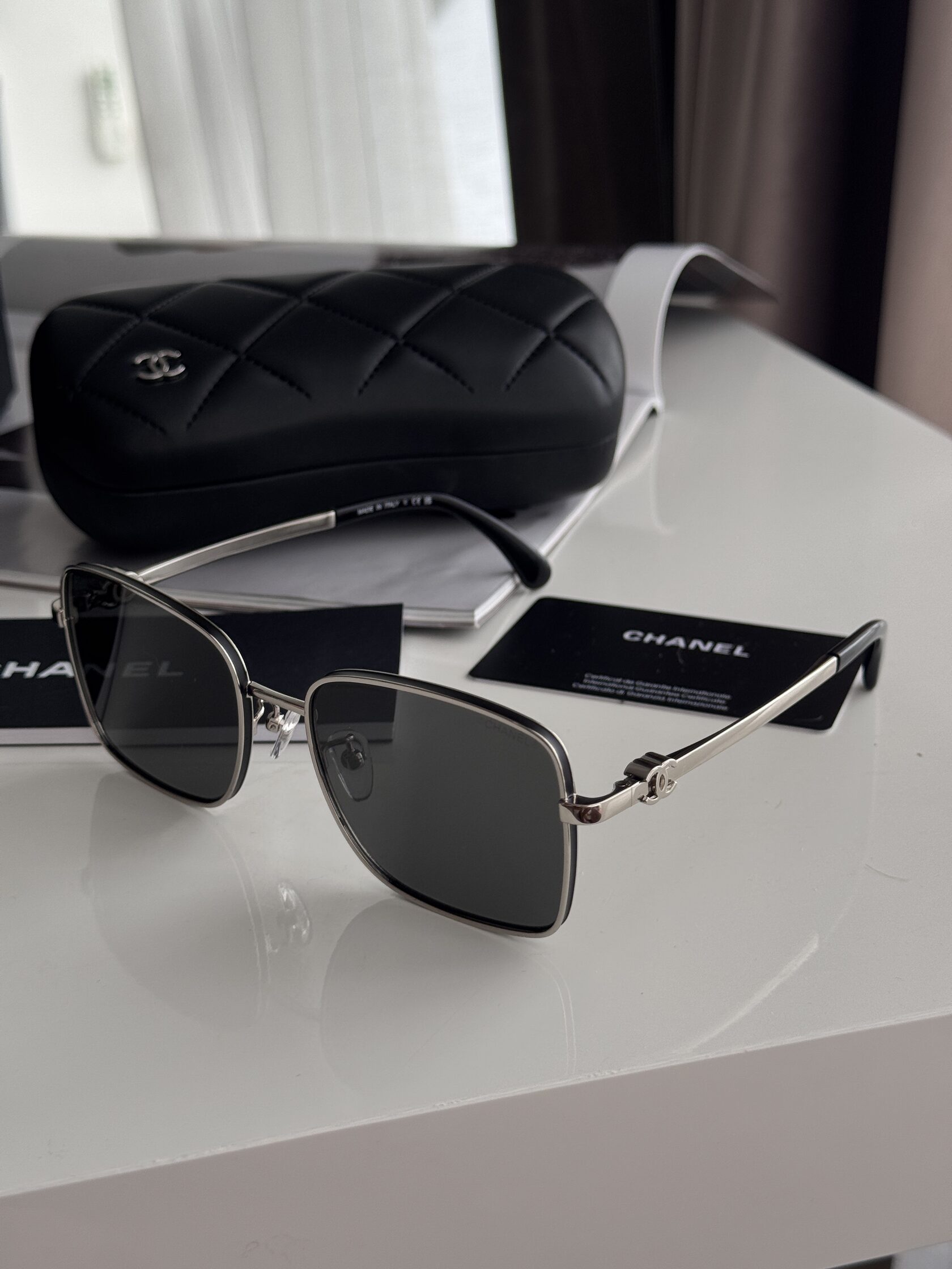 Chanel Black/Silver 2219 C.418 S - 2