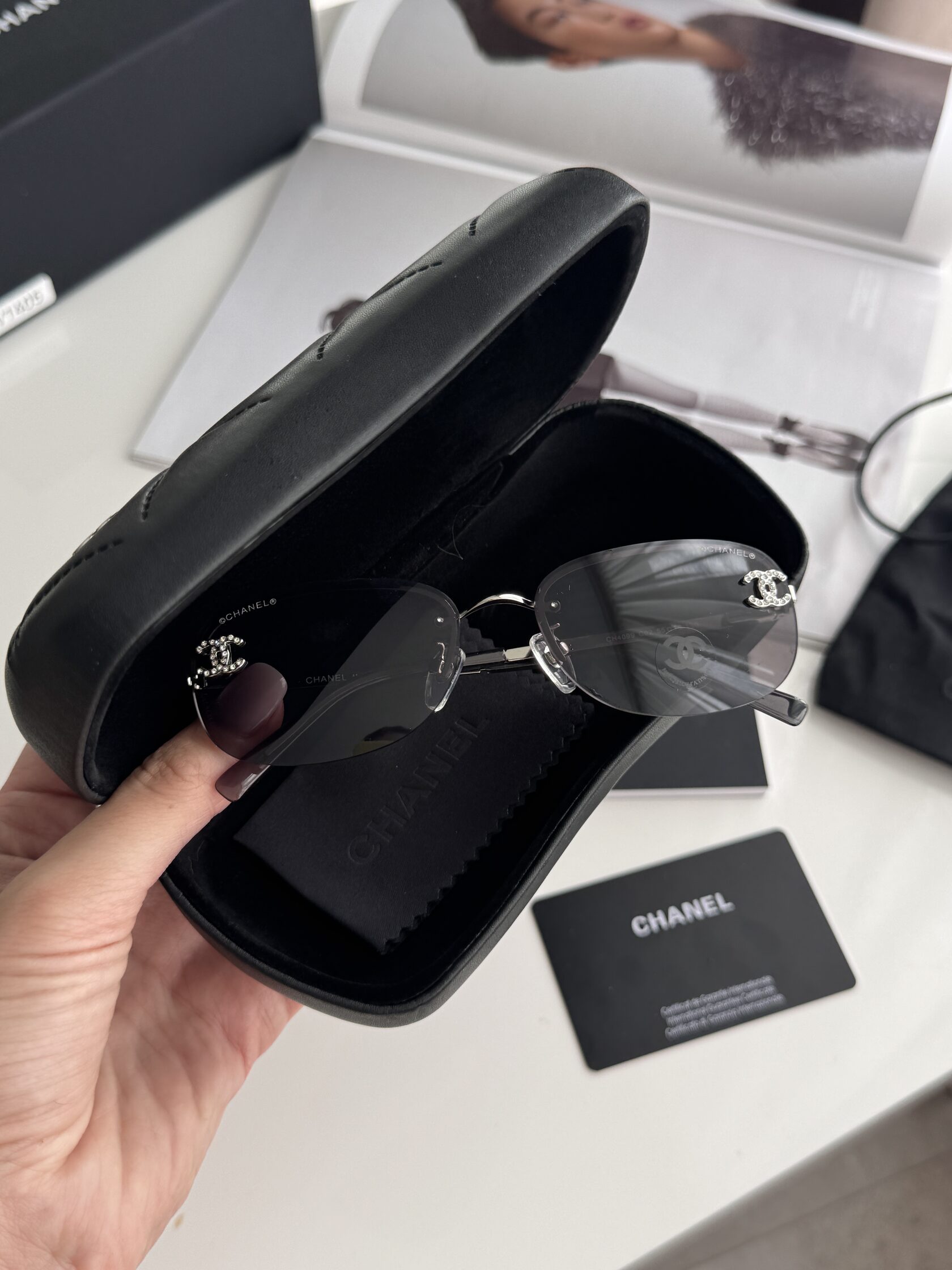 Chanel Black/Silver CH4099 C02 - 6