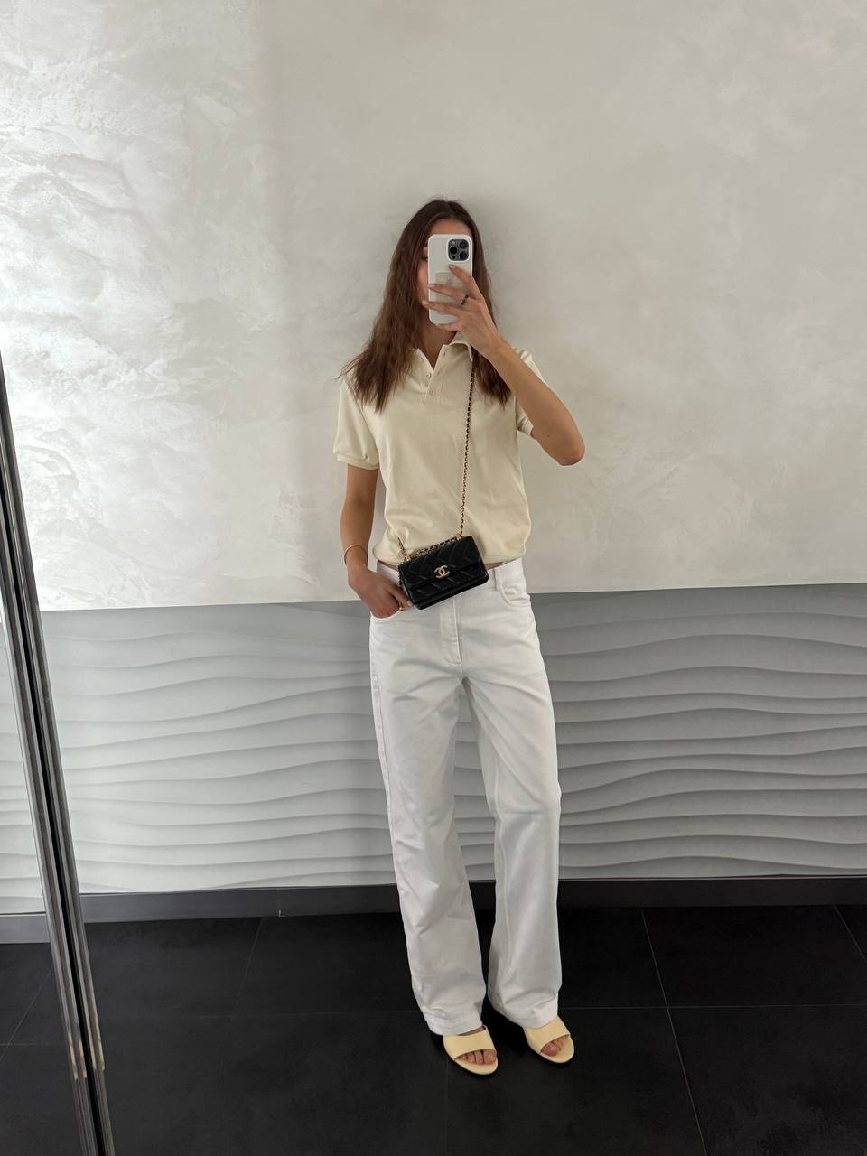 Chanel Calfskin Quilted Perfect Fit Wallet On Chain Black/Gold - 3