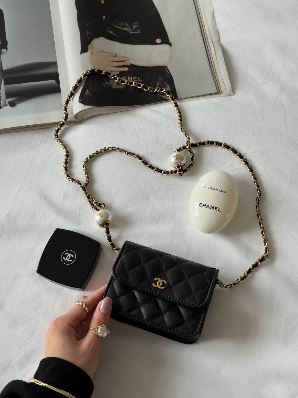 Chanel Calfskin Quilted Perfect Fit Wallet On Chain Mioni - 3