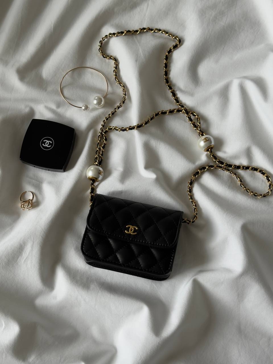 Chanel Calfskin Quilted Perfect Fit Wallet On Chain Mioni - 7