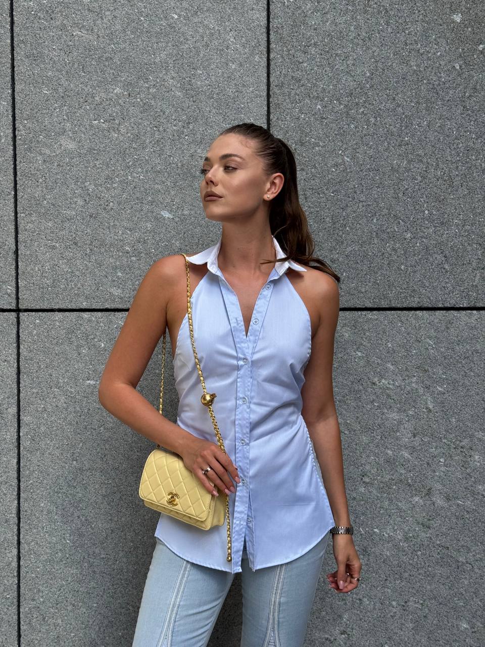 Chanel Calfskin Quilted Perfect Fit Wallet Yellow - 6