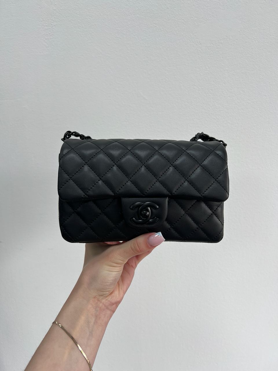 Chanel Classic 1.55 Small Single Flap in Black - 2